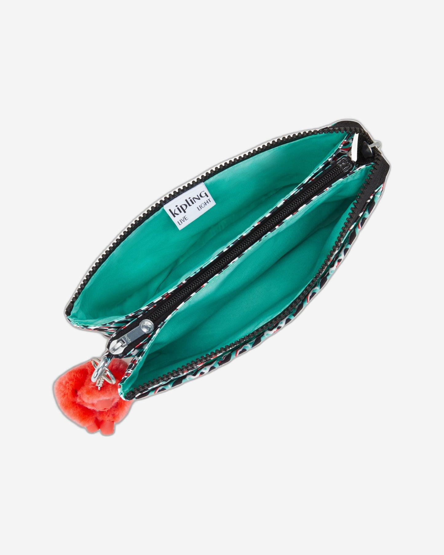 Kipling Riri Abstract Print Large Pouch with Crossbody Strap C2I7780-GN6