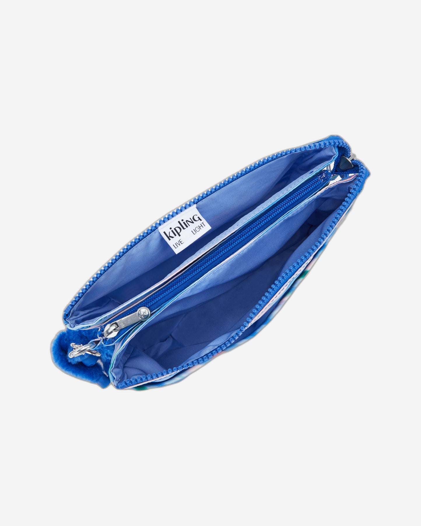 Kipling Riri Diluted Blue Large Pouch with Crossbody Strap C2I7780-TX9