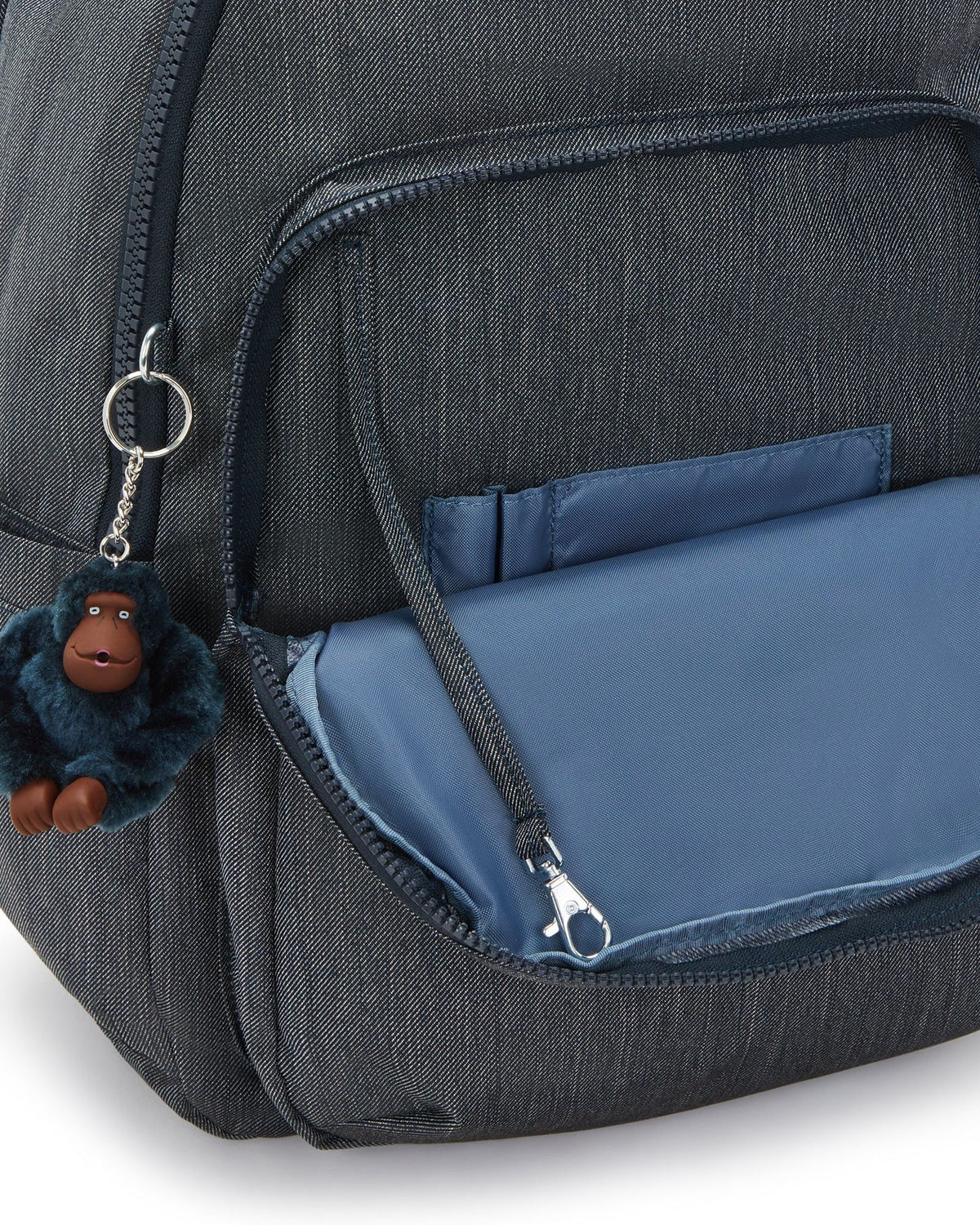Kipling Seoul College Marine Navy Large Backpack C2I7866-58C