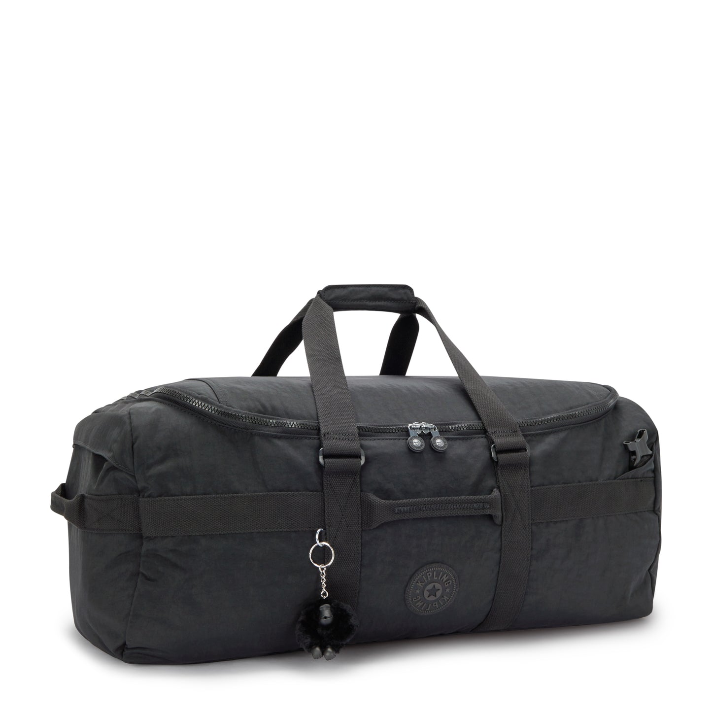 Kipling-Jonis M-Mediam Weekender (Convertable To Backpack)-Black Noir-I7893-P39