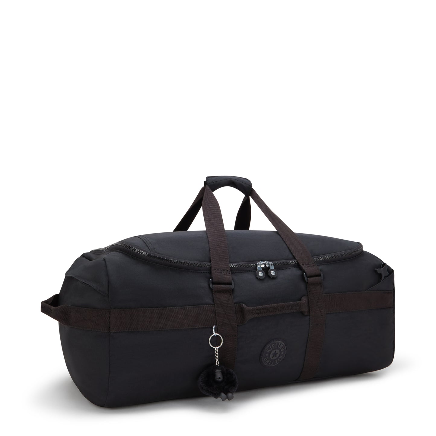 Kipling-Jonis M-Mediam Weekender (Convertable To Backpack)-Black Noir-I7893-P39