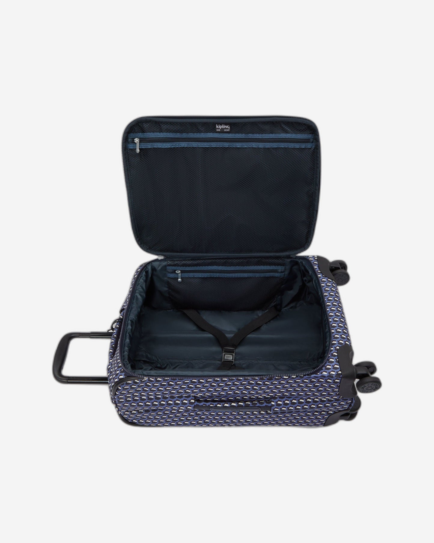 Kipling New Youri Spin S 3D K Blue Small Cabin Spinner I7916-4JS
