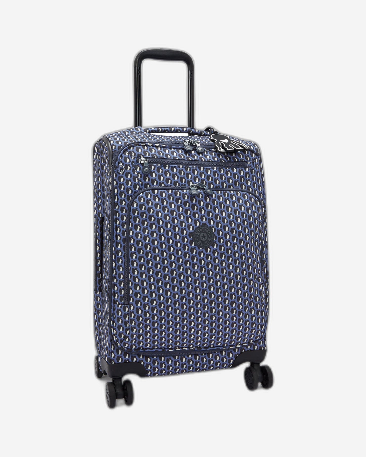 Kipling New Youri Spin S 3D K Blue Small Cabin Spinner I7916-4JS