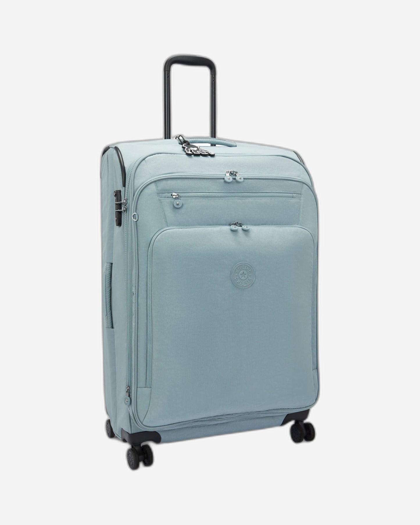 Kipling New Youri Spin L Relaxed Grey Large Expandable Wheeled Luggage I7930-3NL