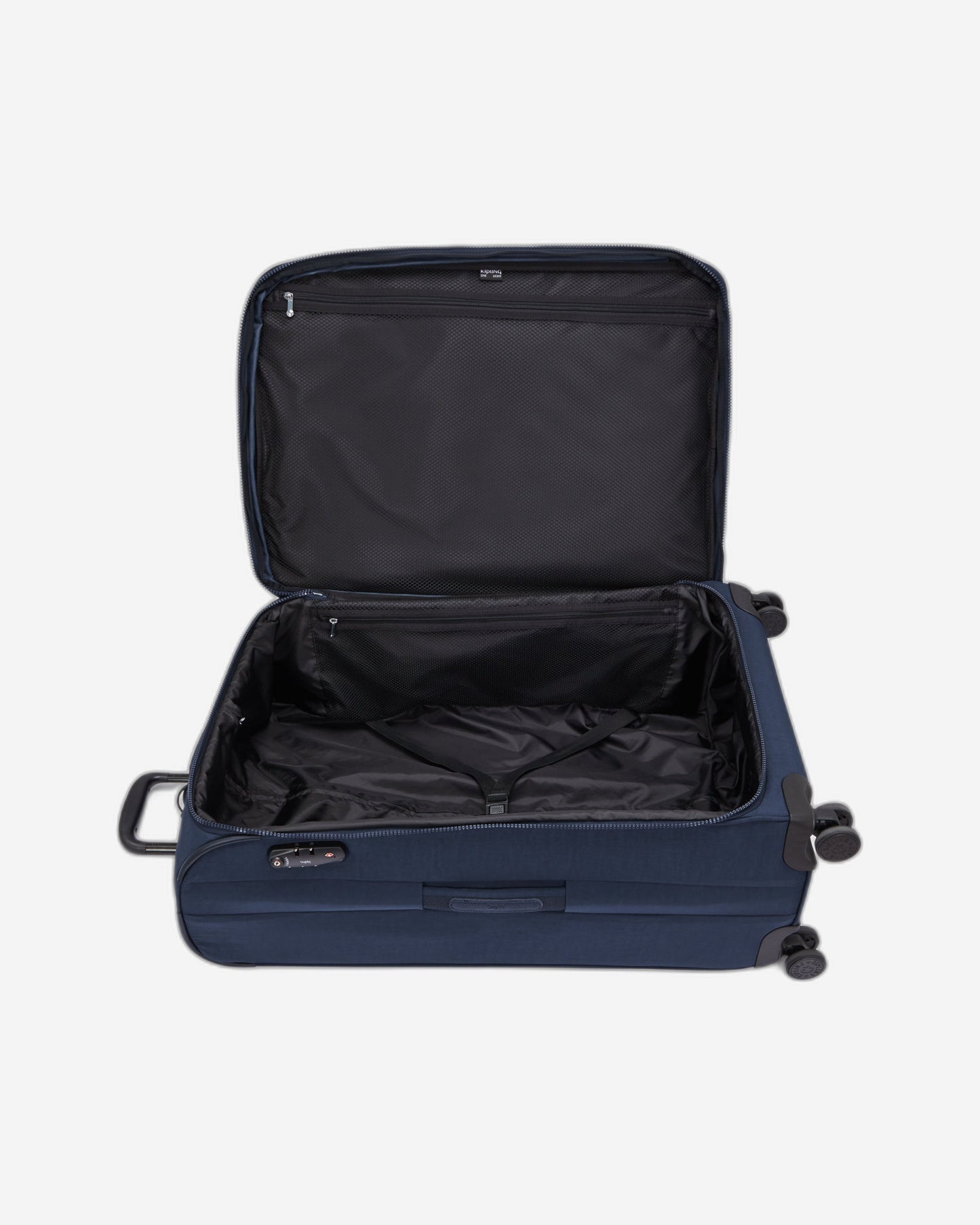 Kipling New Youri Spin L Blue Bleu 2 Large Expandable Wheeled Luggage I7930-96V