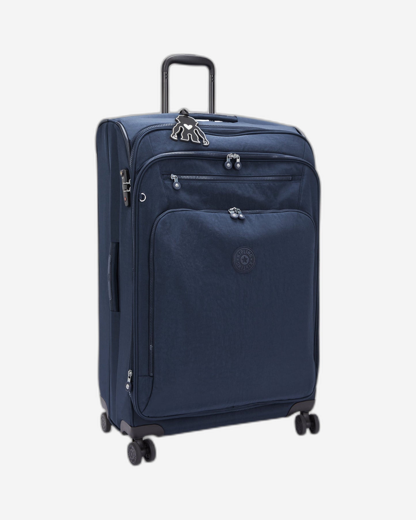 Kipling New Youri Spin L Blue Bleu 2 Large Expandable Wheeled Luggage I7930-96V