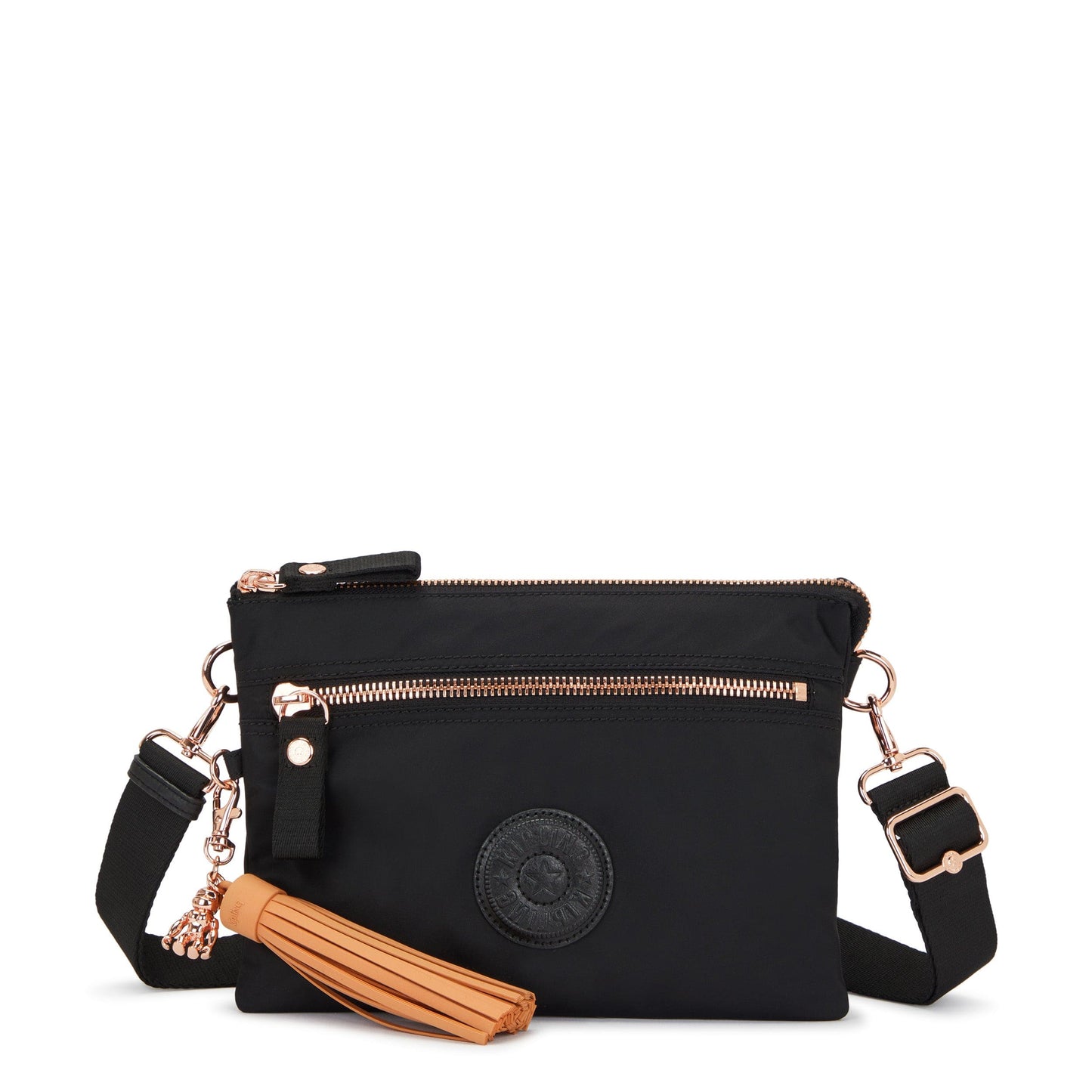 KIPLING-Riri L-Small Crossbody (With Removable Strap)-Rose Black-I7949-53H