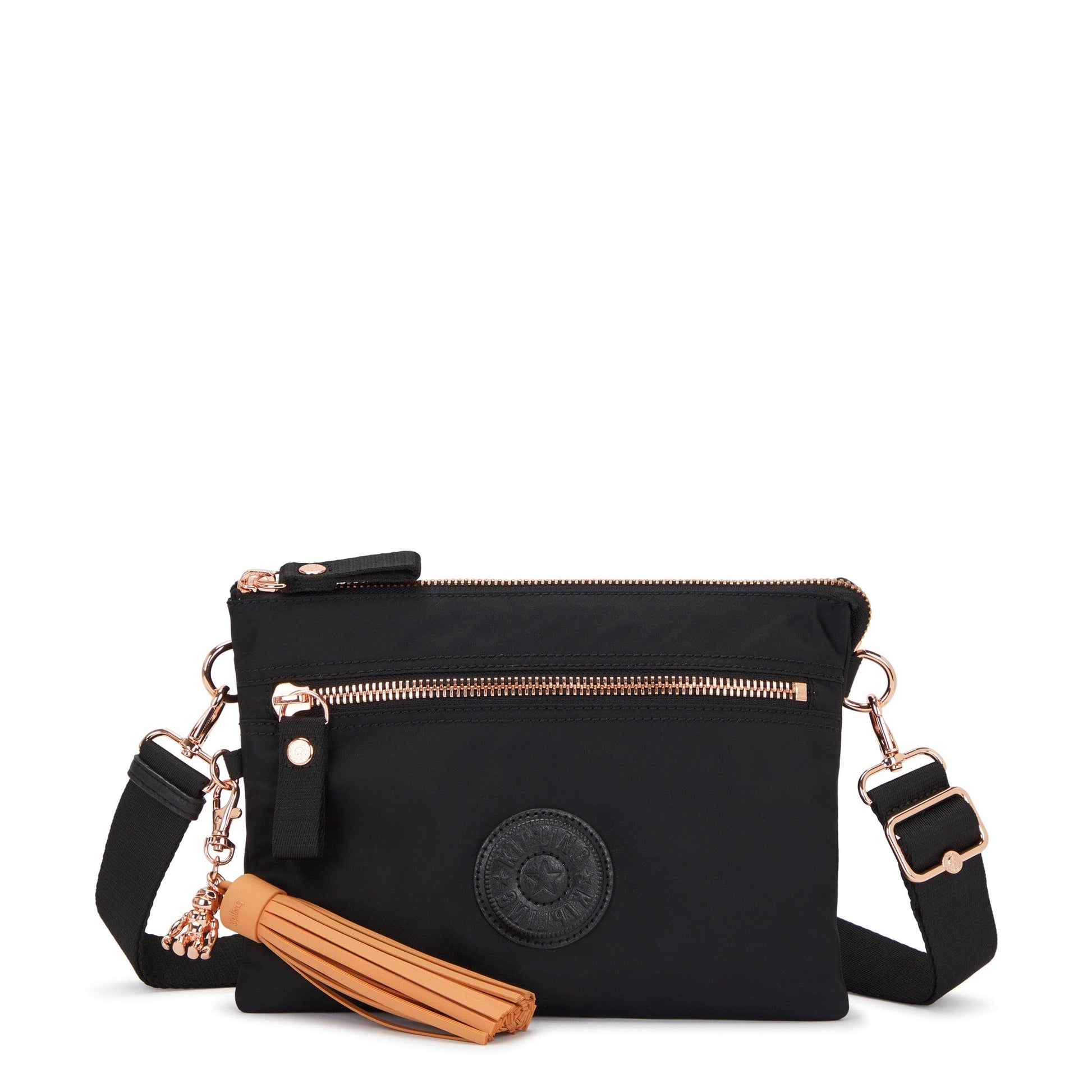 KIPLING-Riri L-Small Crossbody (With Removable Strap)-Rose Black-I7949-53H