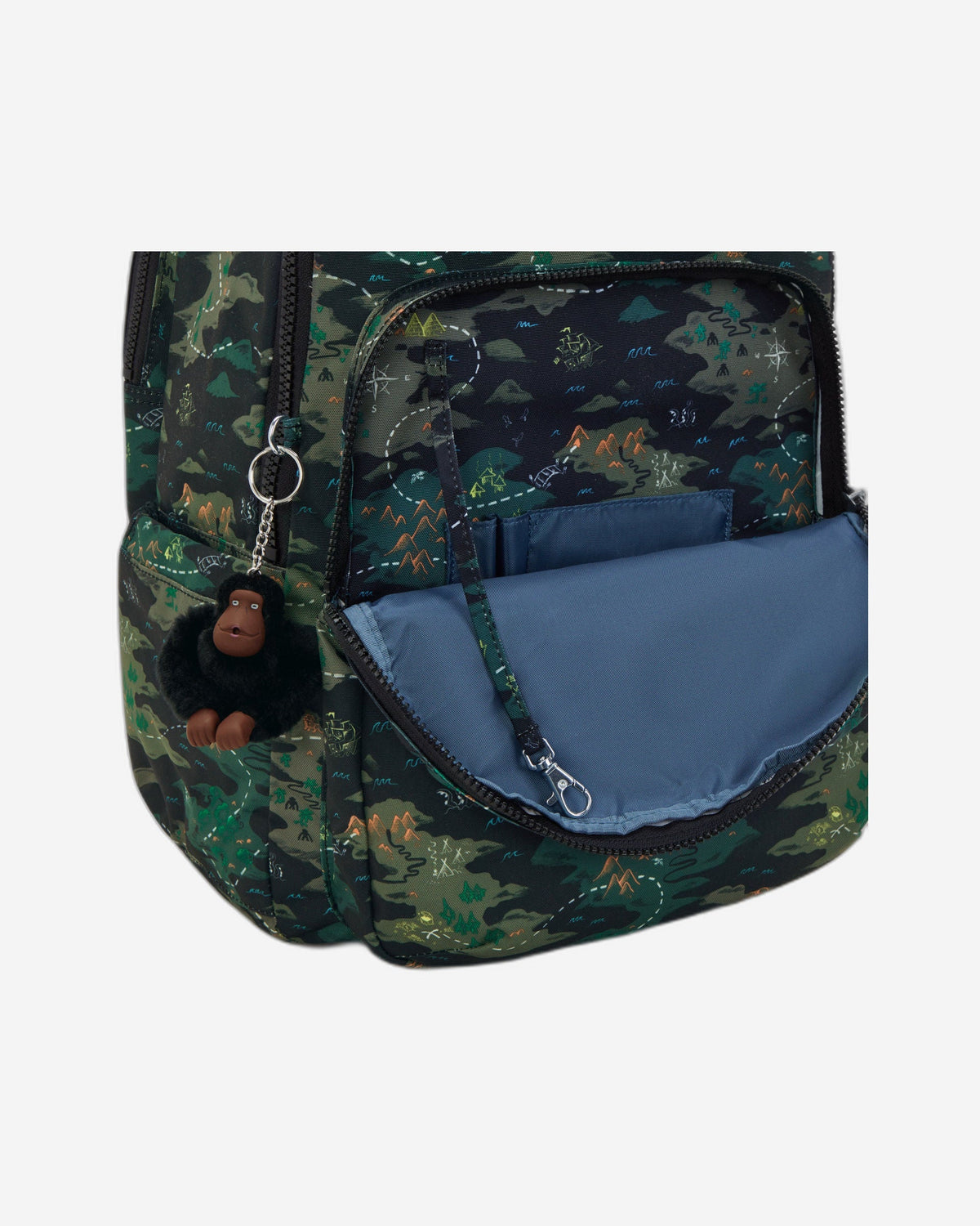 KIPLING Seoul College Camo Treasure Large backpack (with laptop compartment) I7973-3PB