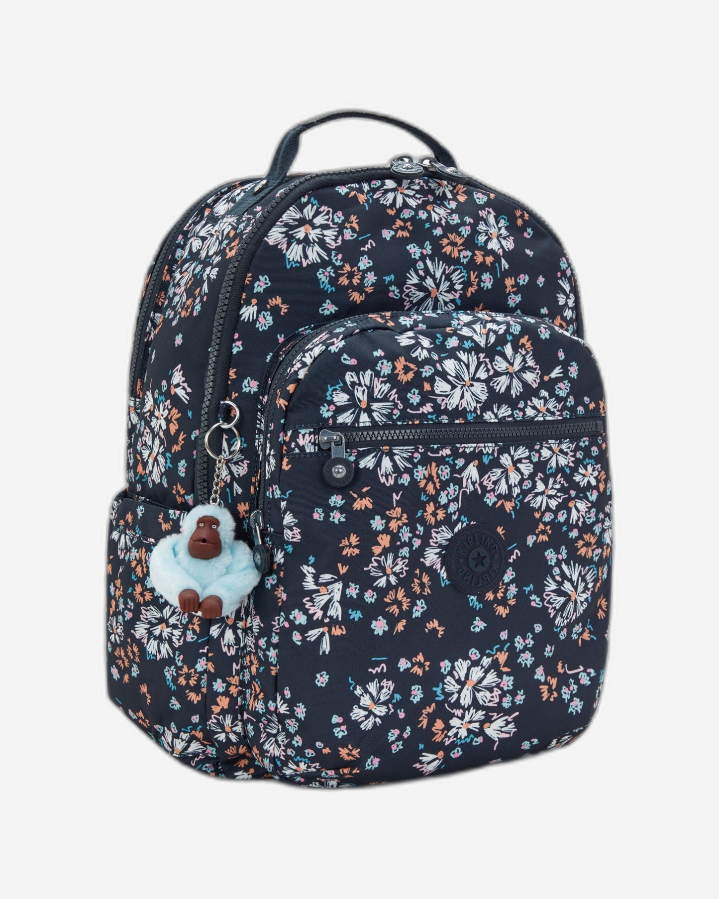 KIPLING Seoul College Flower Field Large backpack (with laptop compartment) I7973-5GB