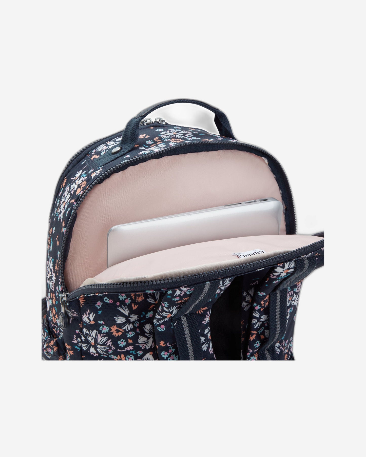 KIPLING Seoul College Flower Field Large backpack (with laptop compartment) I7973-5GB