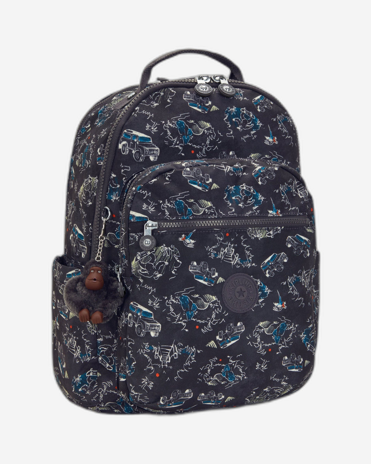Kipling Seoul College Jungle Fun Race Large Backpack C2I7973-TJ3