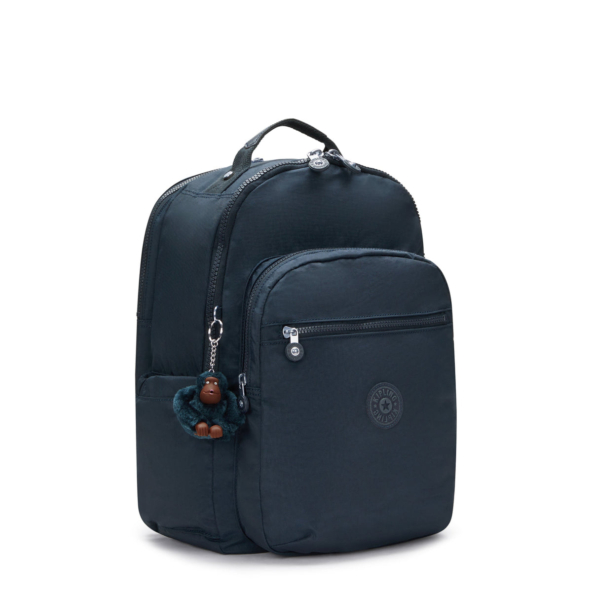 Kipling Seoul College True Blue Tonal Large Backpack C2I7974-4DX