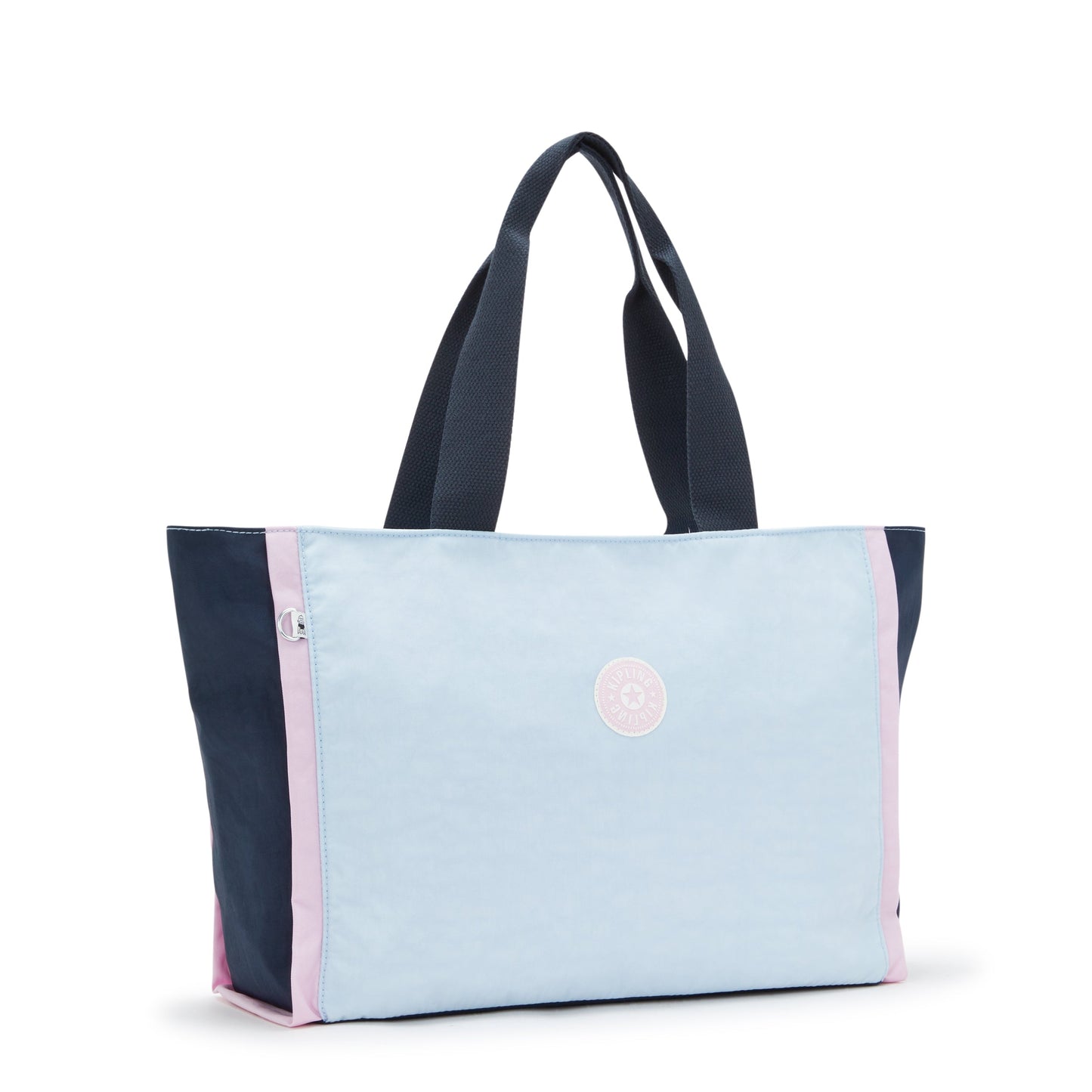 KIPLING-Nalo-Large Tote with Zipped Main Compartment-L Pink Blue Bl-I7988-9KR
