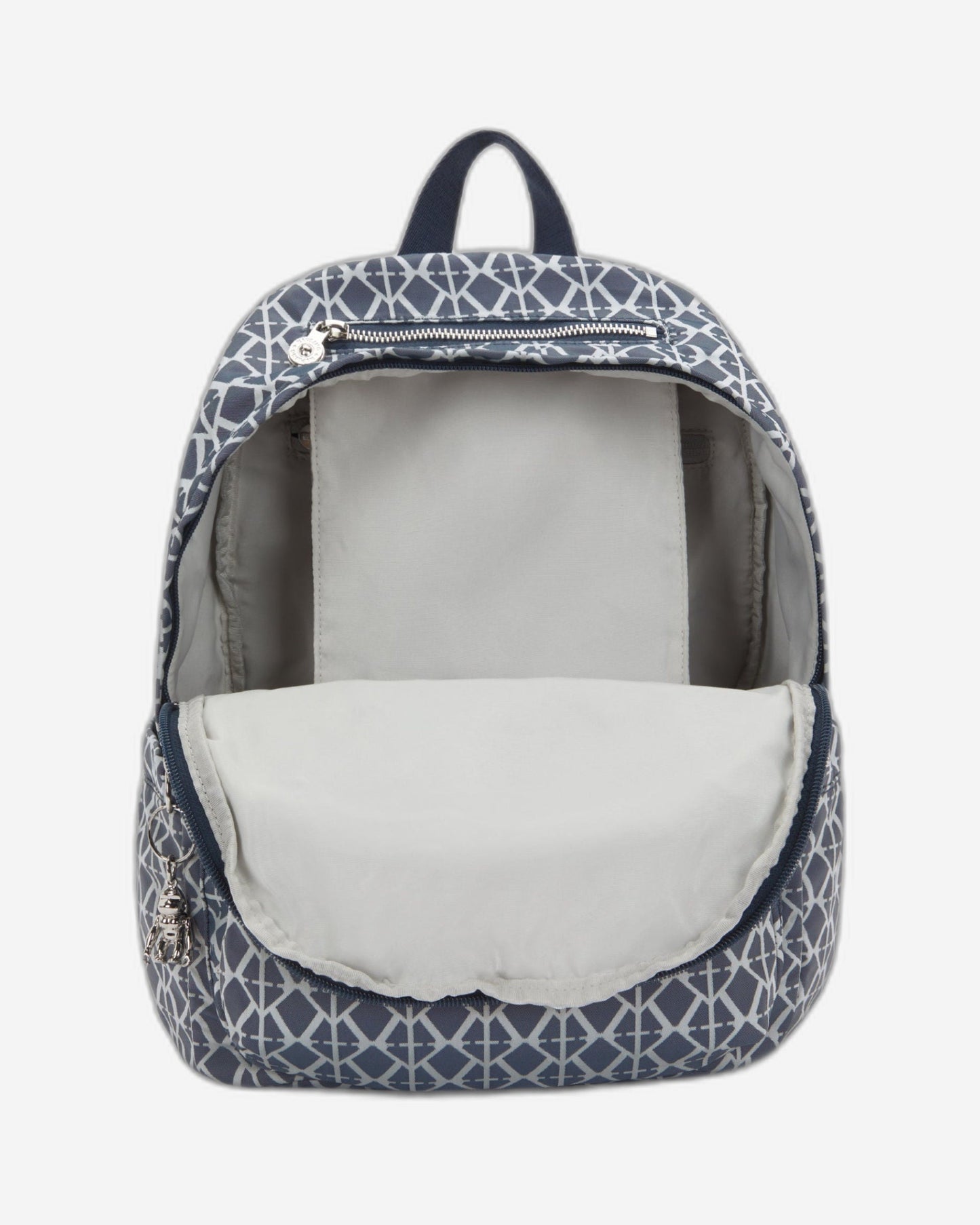 Kipling Delia Navy Sign Jq Medium Backpack I8034-8DM