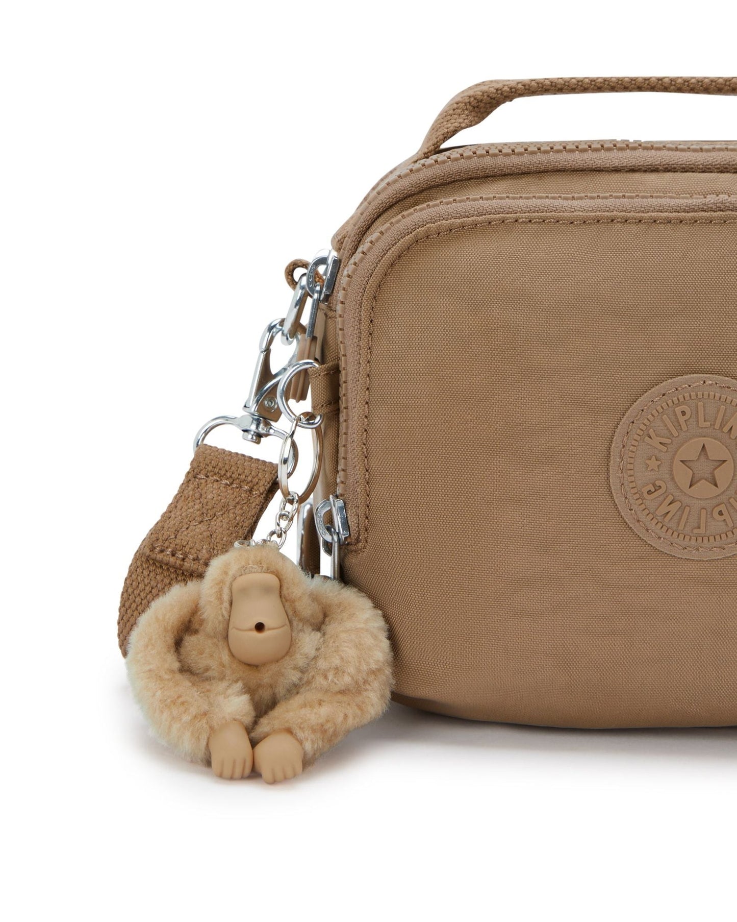 Kipling Cahir Early Tan Small crossbody (convertible to backpack) I8061-7CN