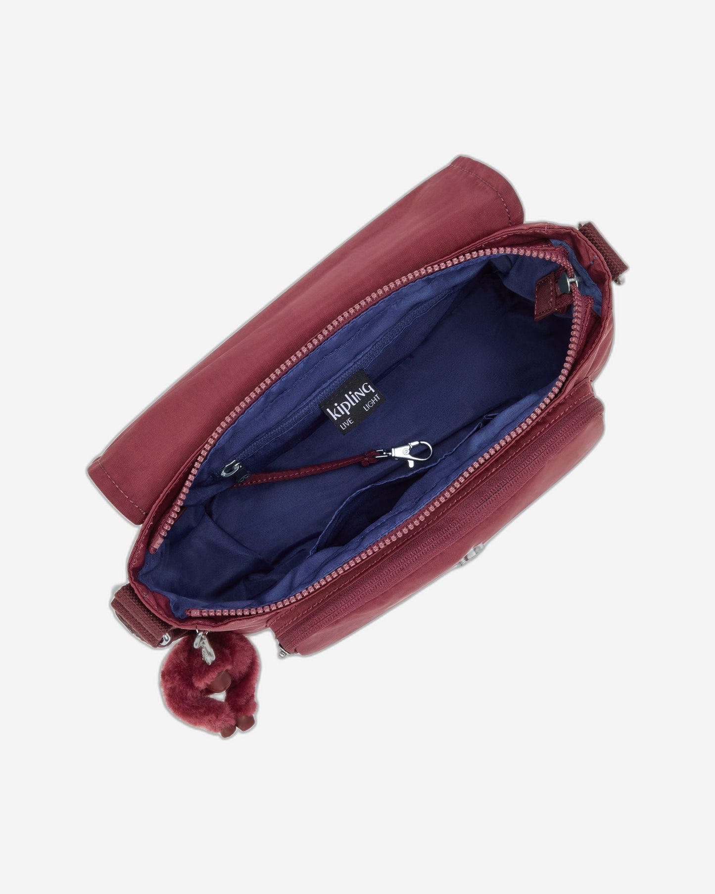Kipling Dalma Lounge Wine Medium crossbody (with expandable zip) I8123-5FW