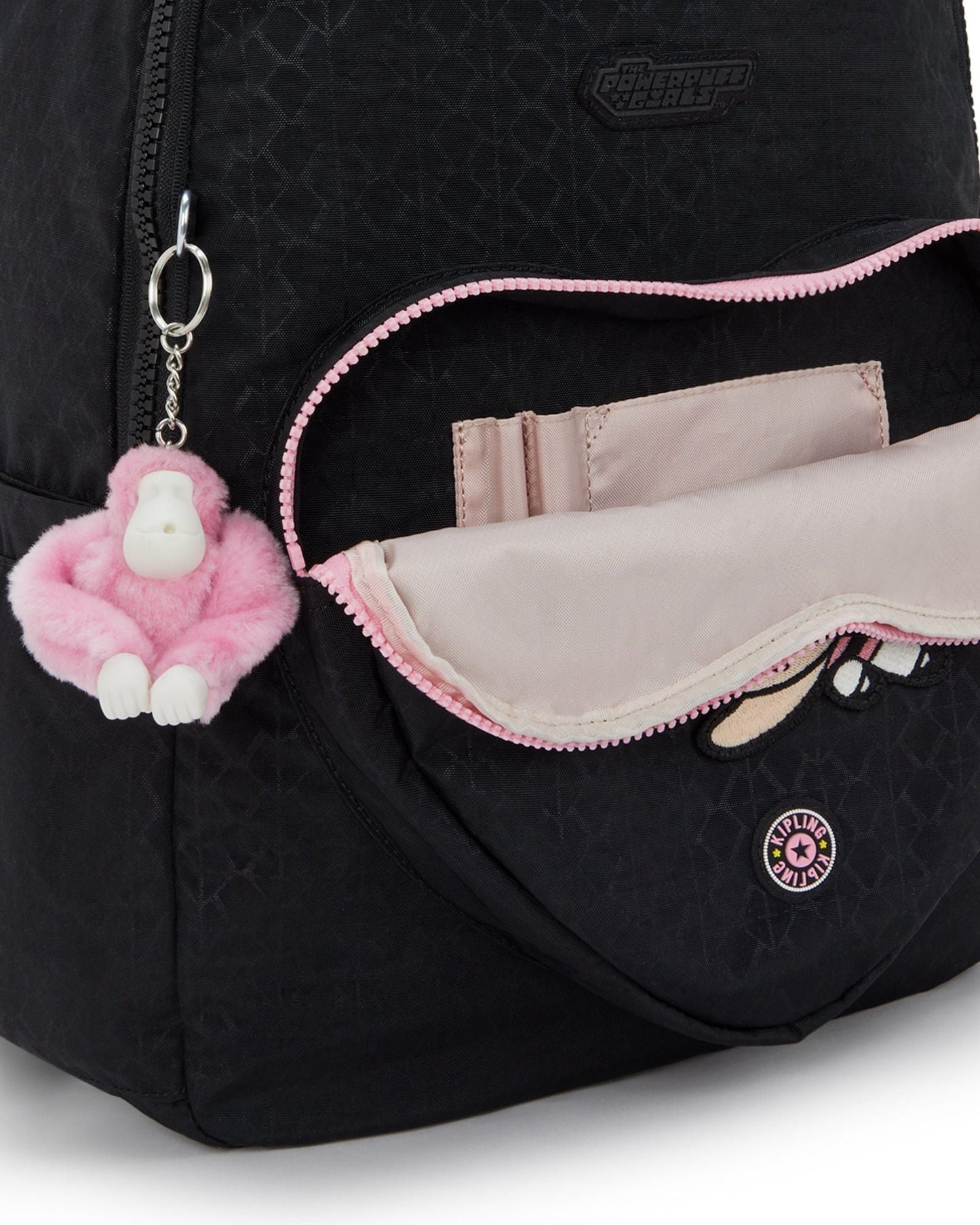 Kipling Seoul Powerpuff Girls Pink Large Backpack I8127-5FC