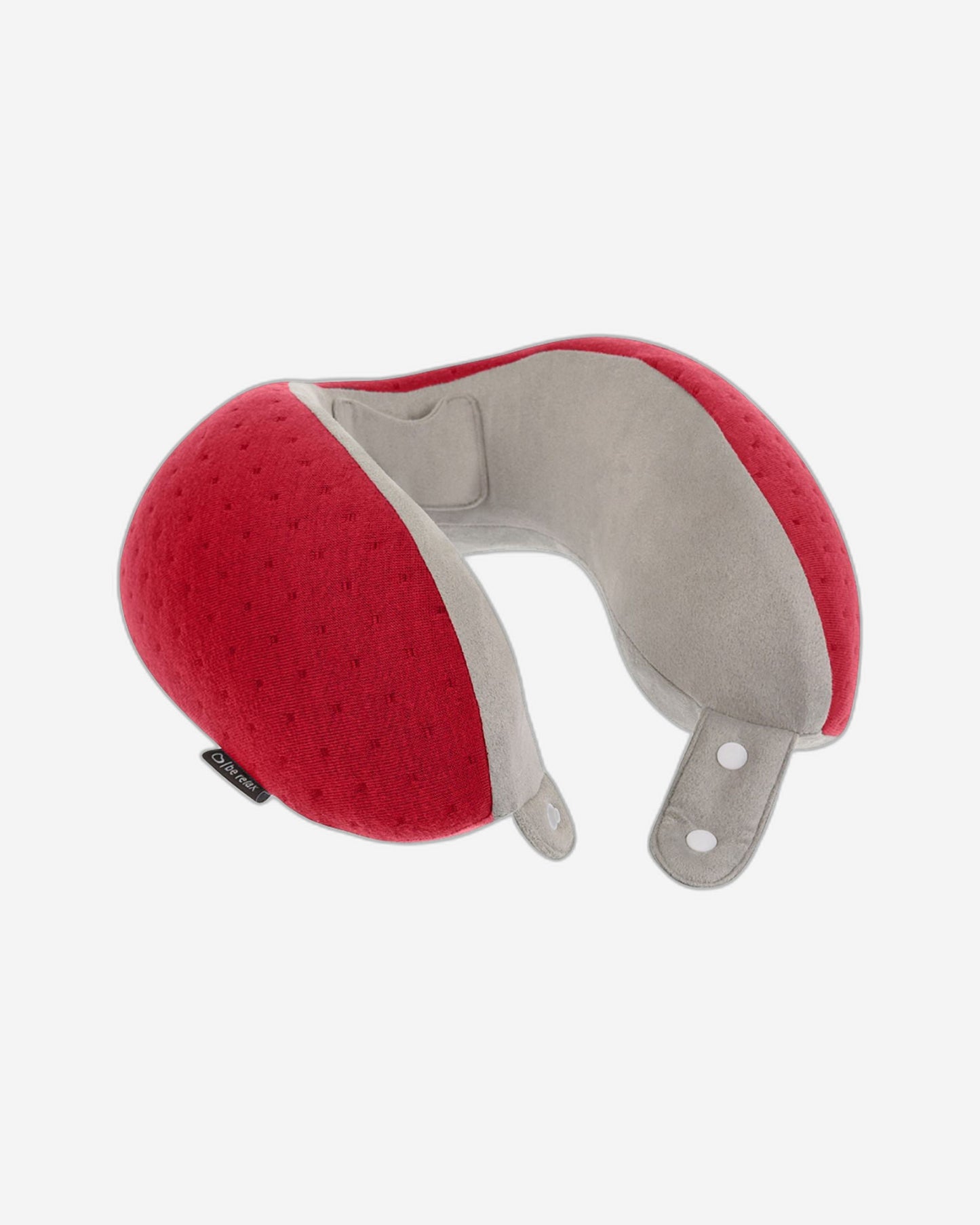 Be Relax My Memory Foam Wellness Neck Pillow - Velvet Red
