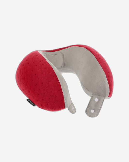 Be Relax My Memory Foam Wellness Neck Pillow - Velvet Red