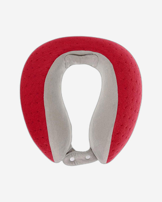 Be Relax My Memory Foam Wellness Neck Pillow - Velvet Red
