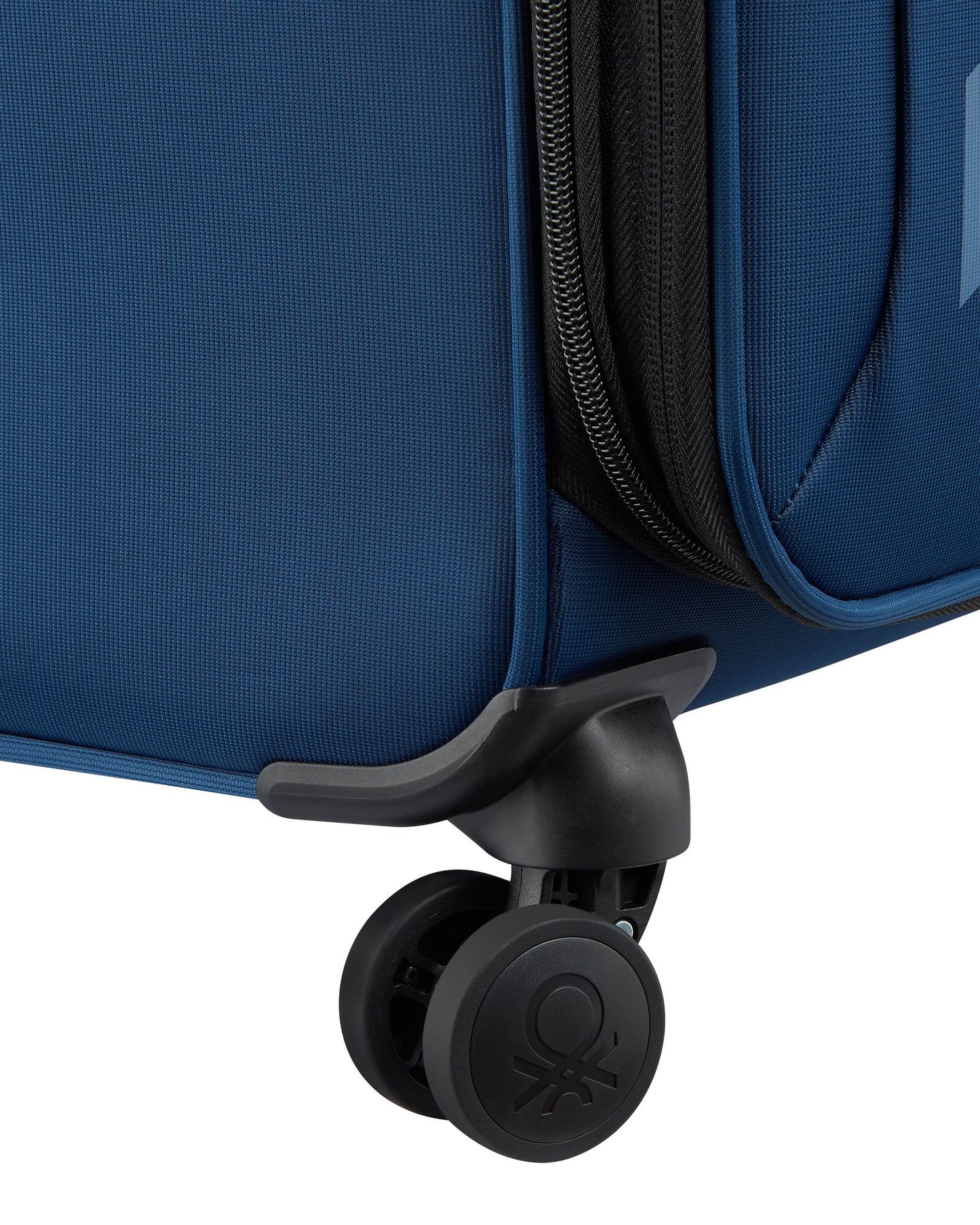UCB Color Block 4 Double Wheel Softcase Expandable Luggage Trolley
