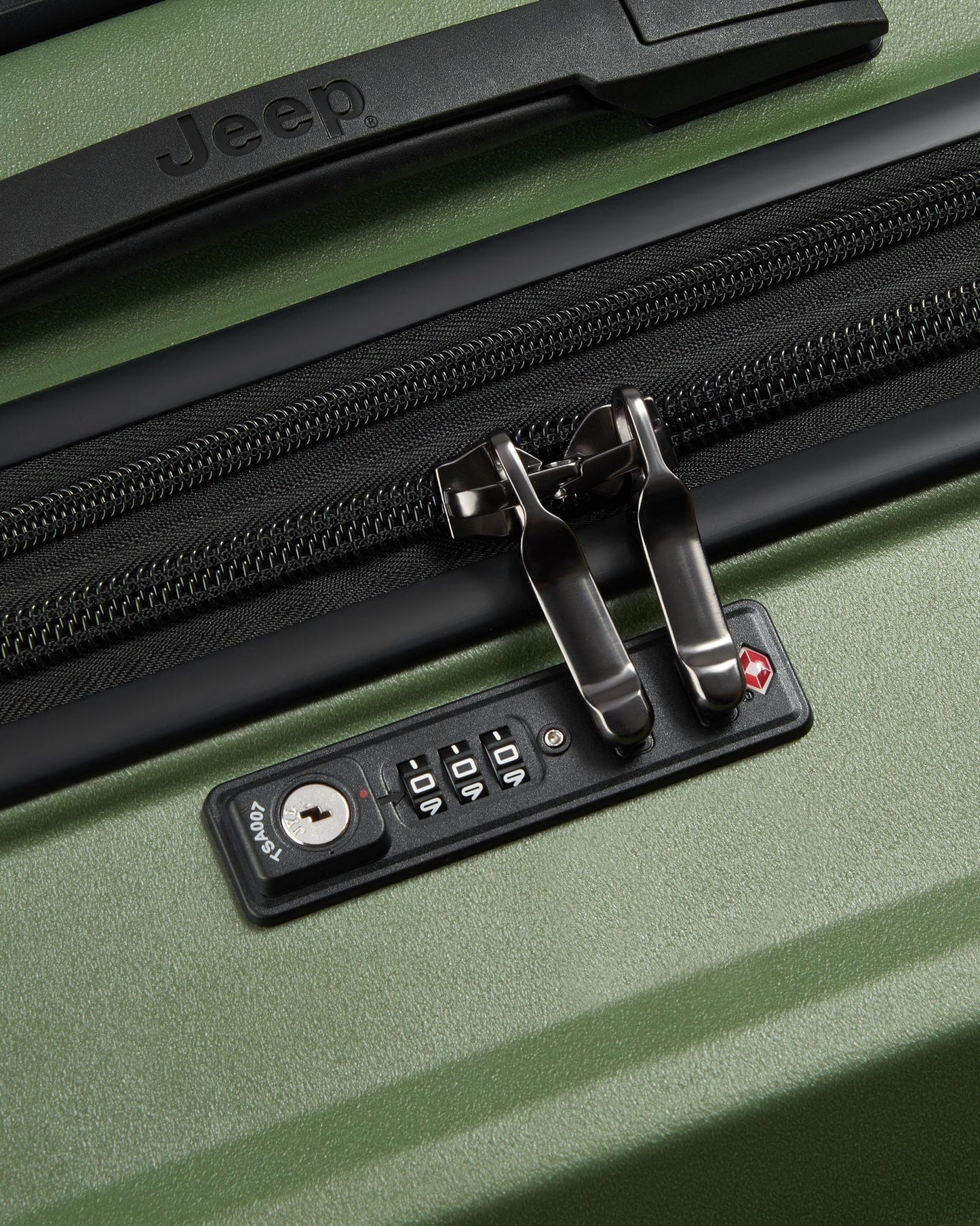 Jeep Hardcase 4 Double Wheel Expandable Trolley JH001A
