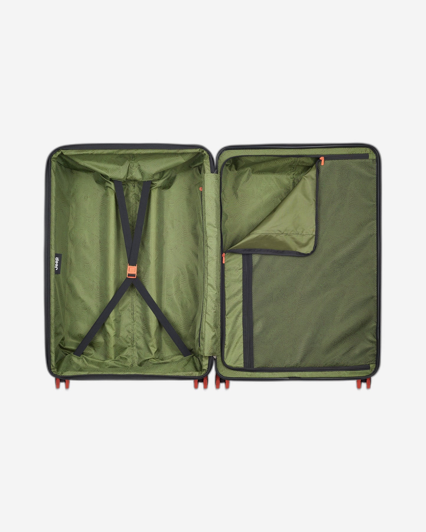 Jeep Hardcase 4 Double Wheel Expandable Trolley JH001A