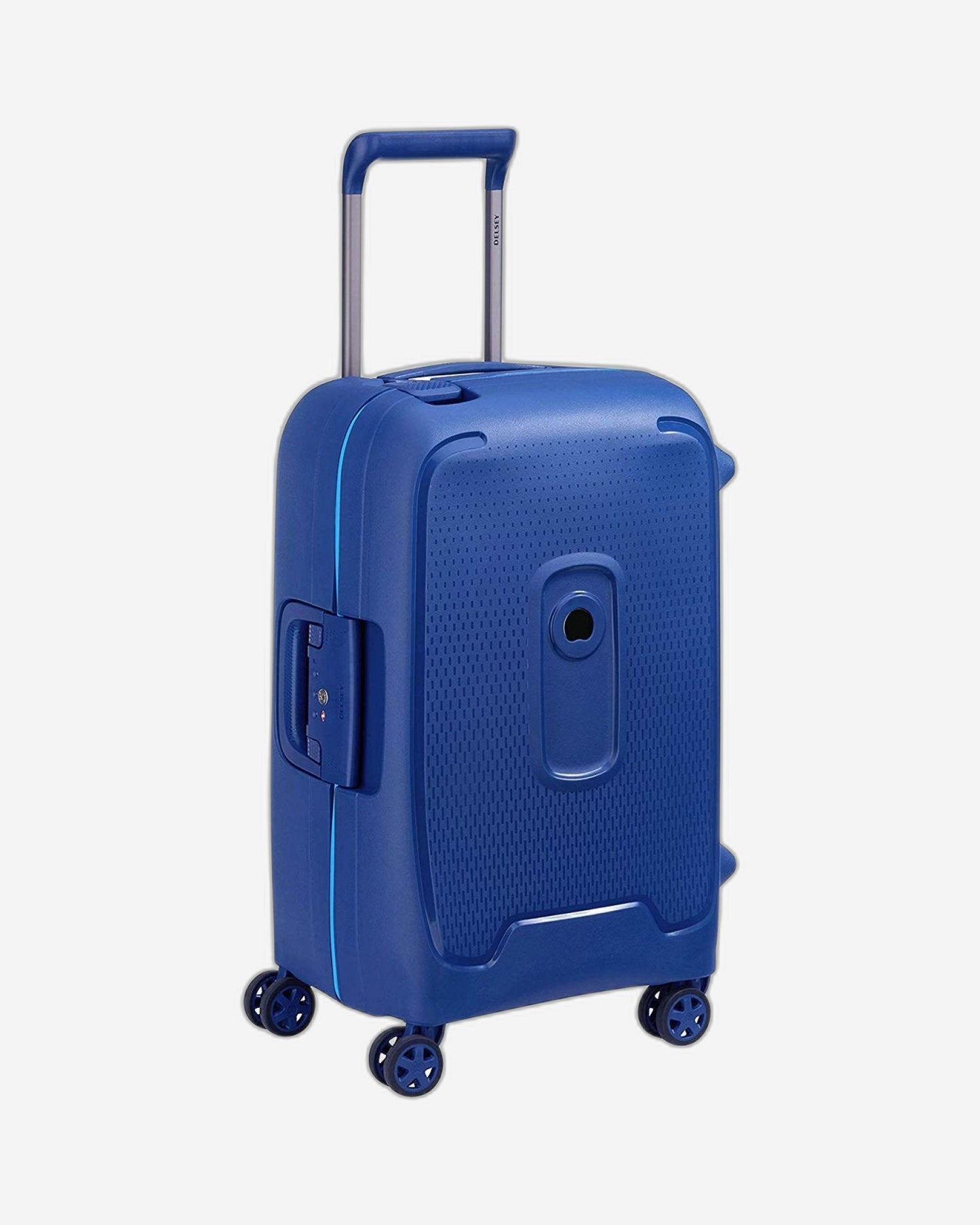 Delsey Paris Moncey 2.0 55Cm Hardcase 4 Double Wheel Cabin Luggage Trolley Blue - 00384480102
