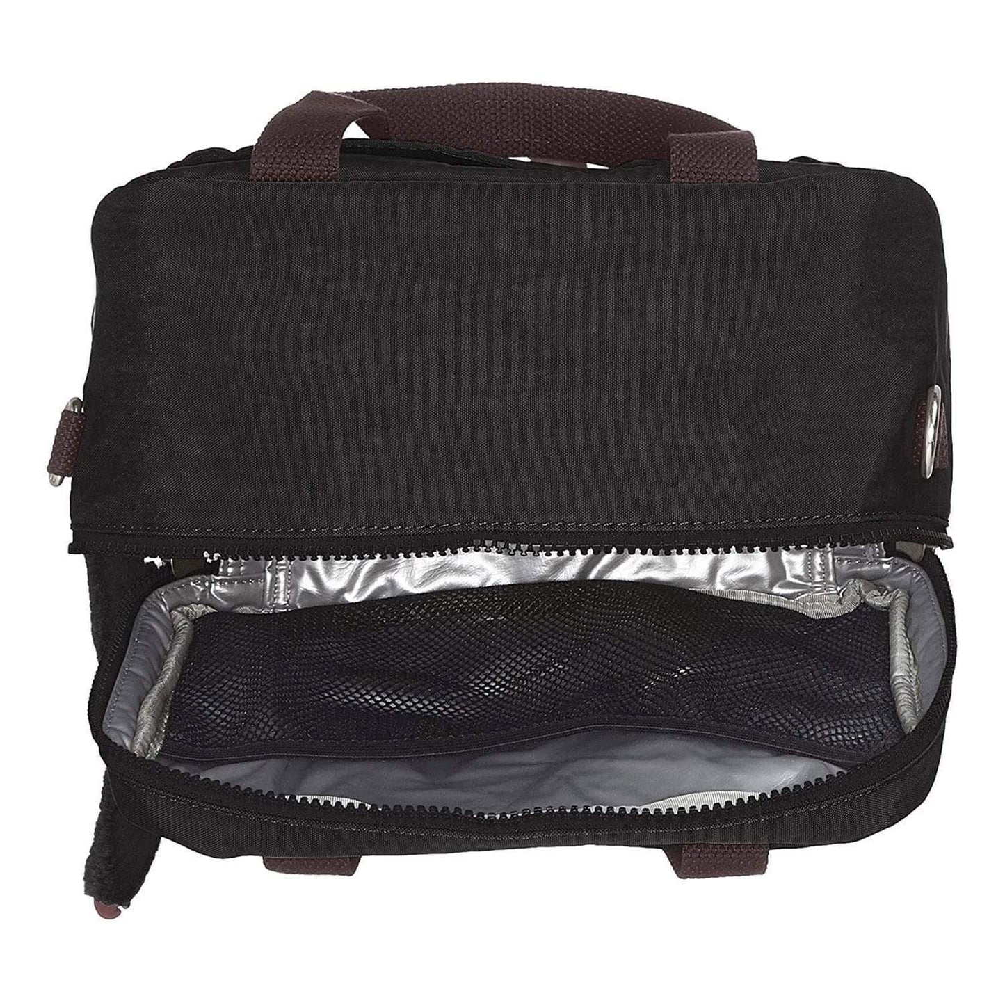 Kipling Miyo True Black Large Lunch Bag with Trolley Sleeve C215381-J99