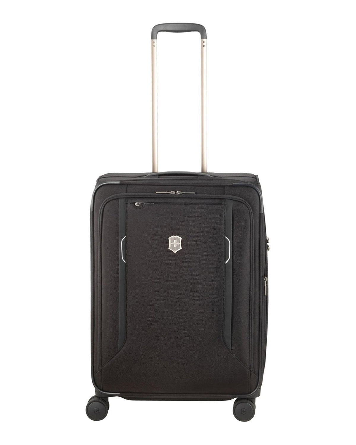 Victorinox Werks Traveler 6.0 63Cm Softcase Expandable 4 Double Wheel Check-In Luggage Trolley Black - 605408