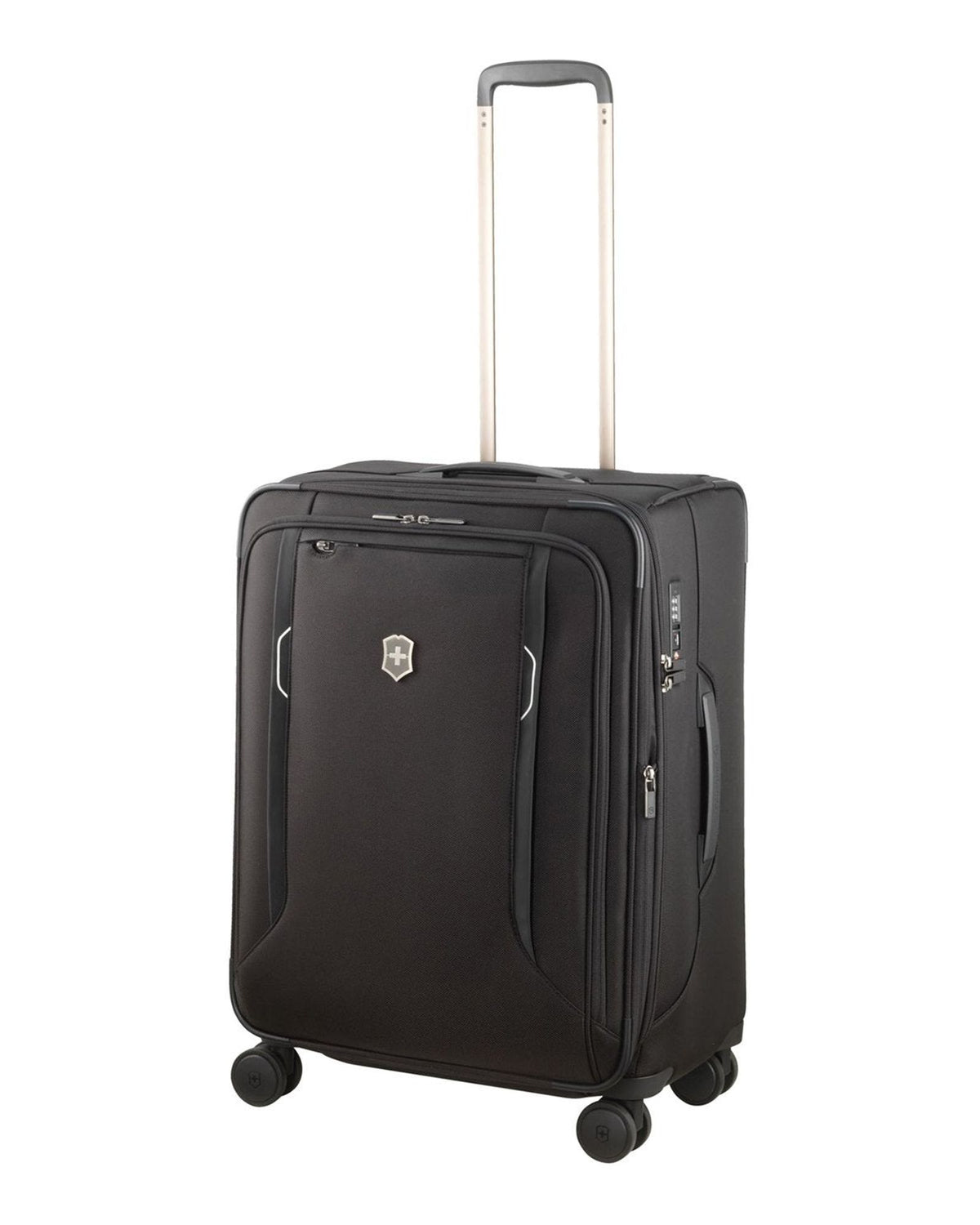 Victorinox Werks Traveler 6.0 63Cm Softcase Expandable 4 Double Wheel Check-In Luggage Trolley Black - 605408
