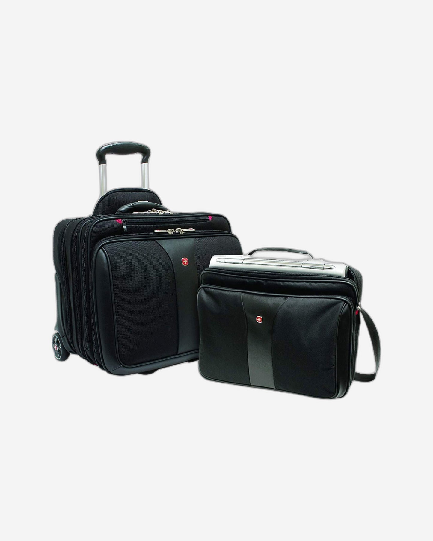 Wenger Patriot 2-Piece Business Set with Comp-U-Roller and Matching 15.6'' Laptop Case - 600662