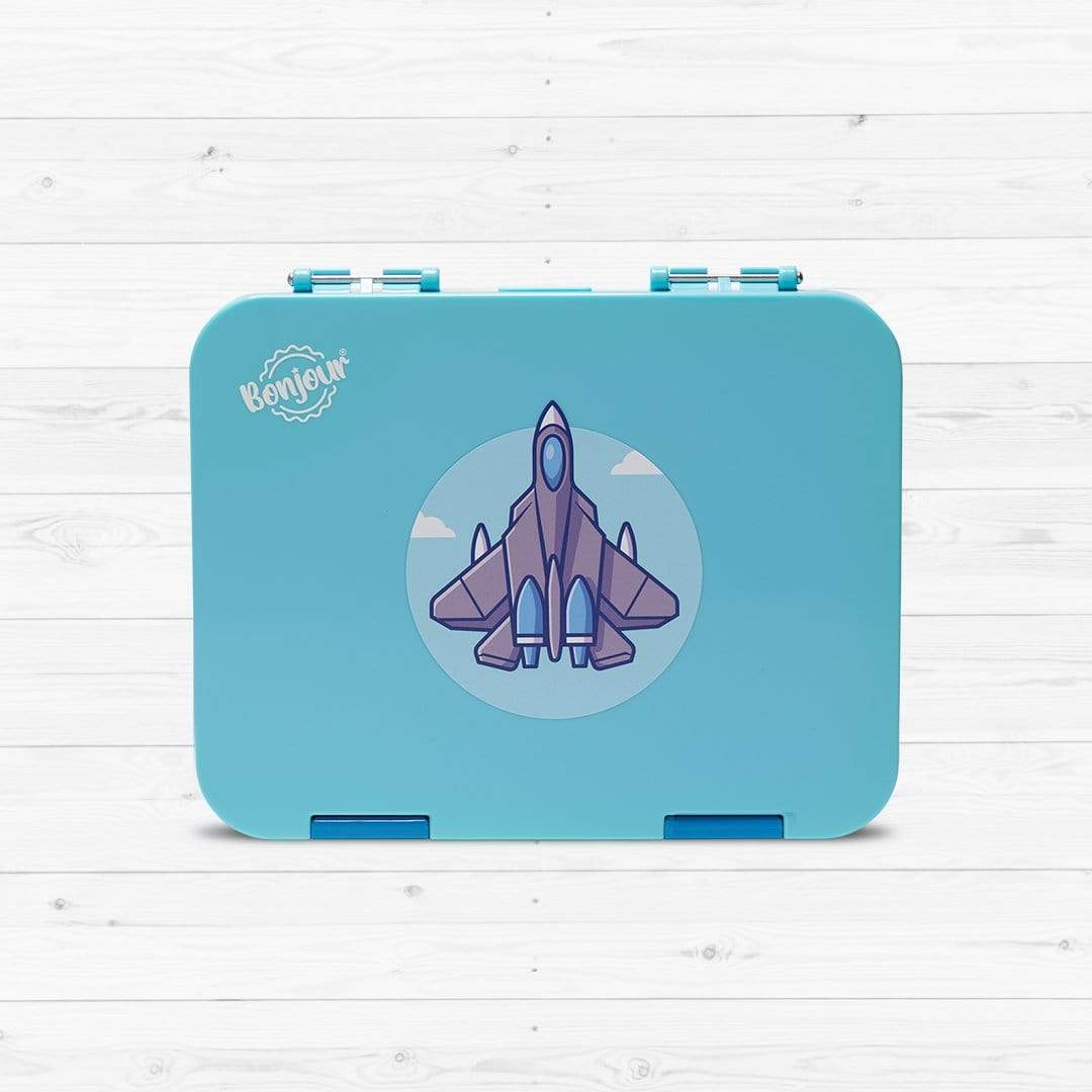 Bonjour Lunch Box Blue Jet - 02Tib22