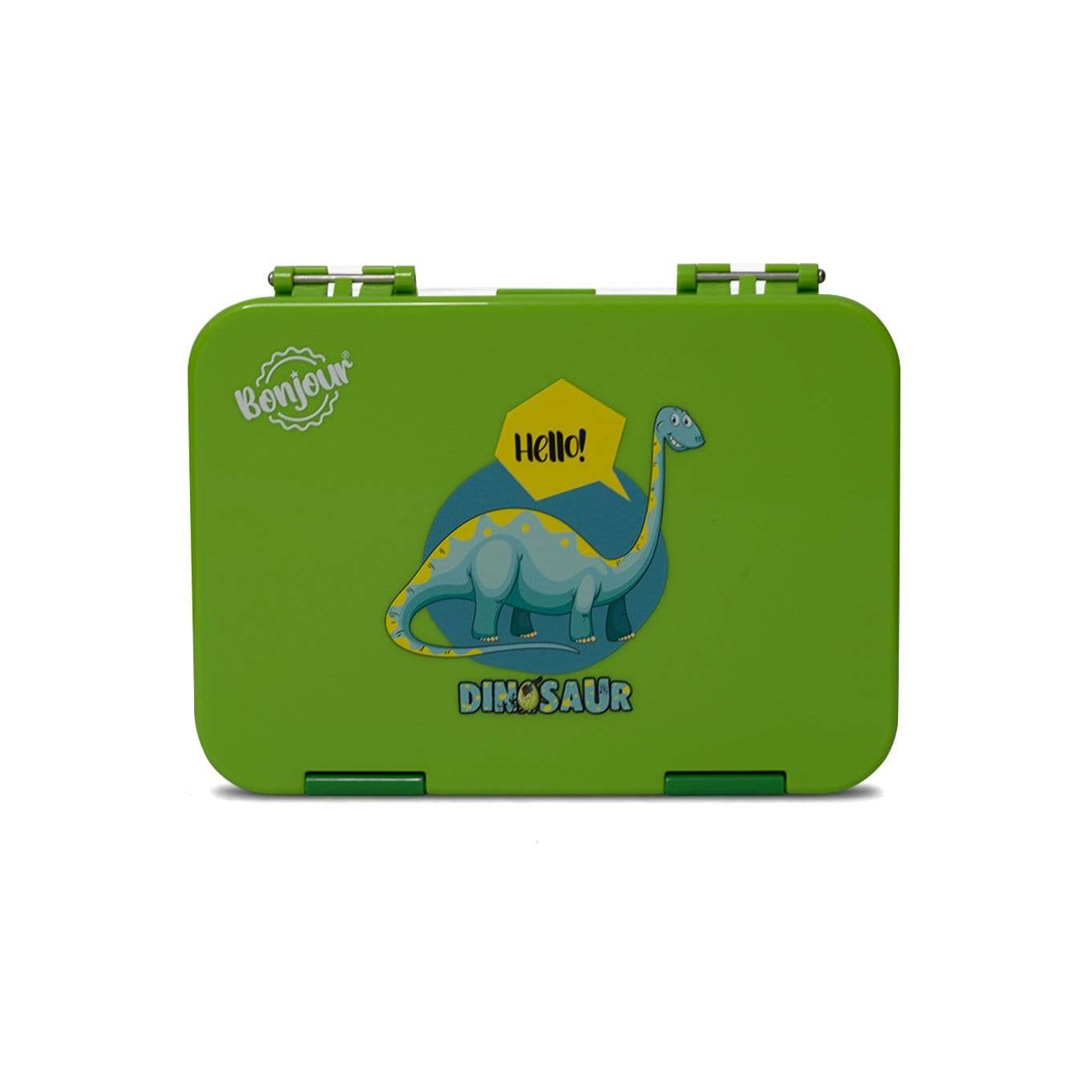 BONJOUR LUNCH BOX GREEN DINOSAUR - 06SNB63