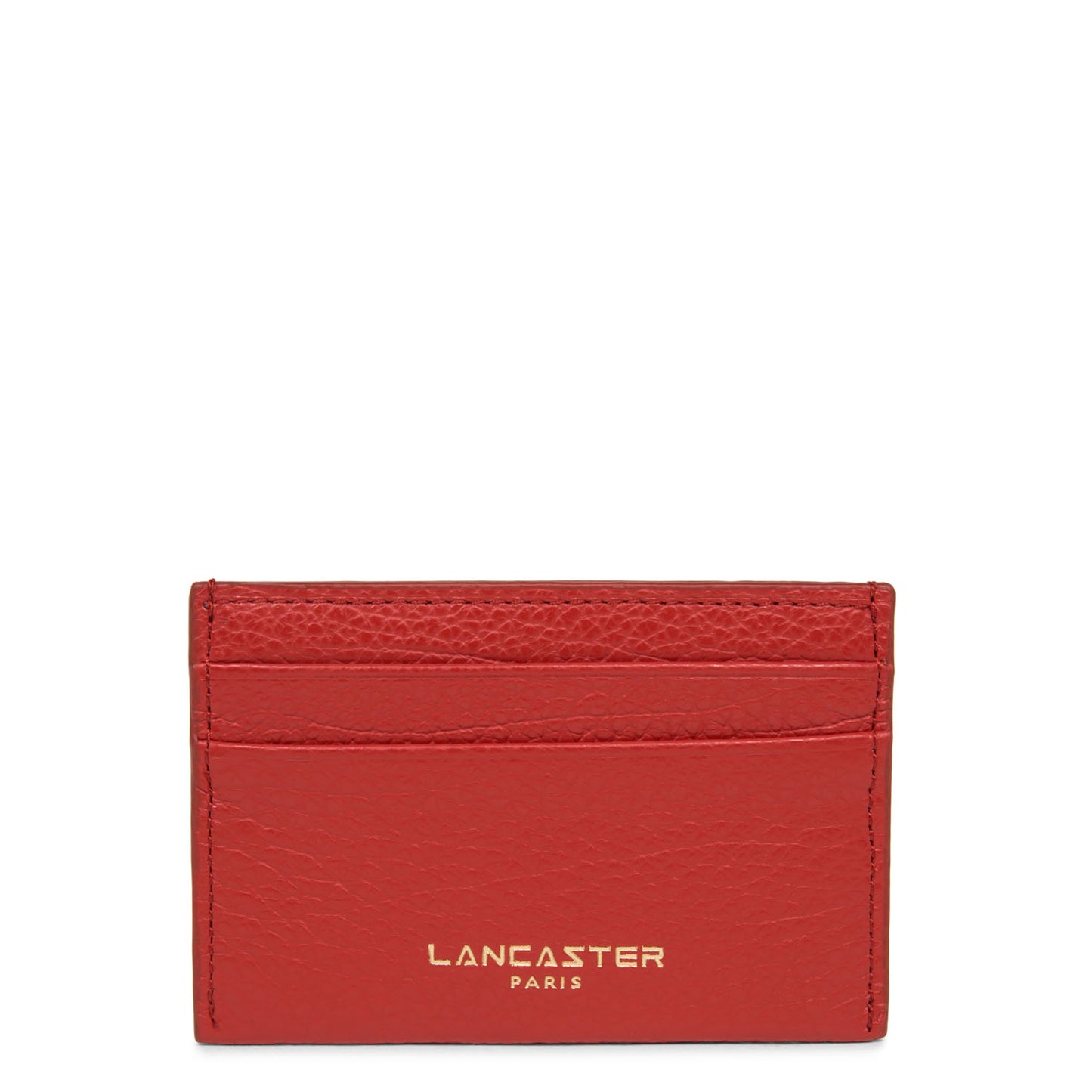 LANCASTER DUNE CARD HOLDER ROUGE