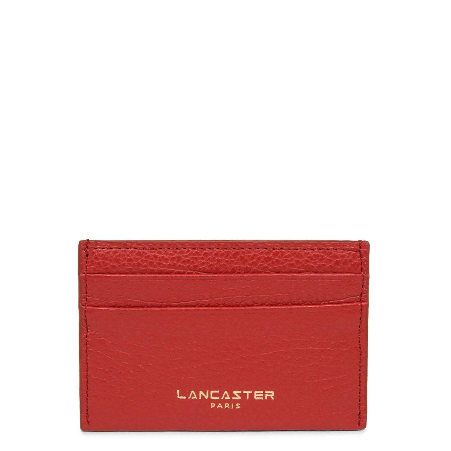 LANCASTER DUNE CARD HOLDER ROUGE