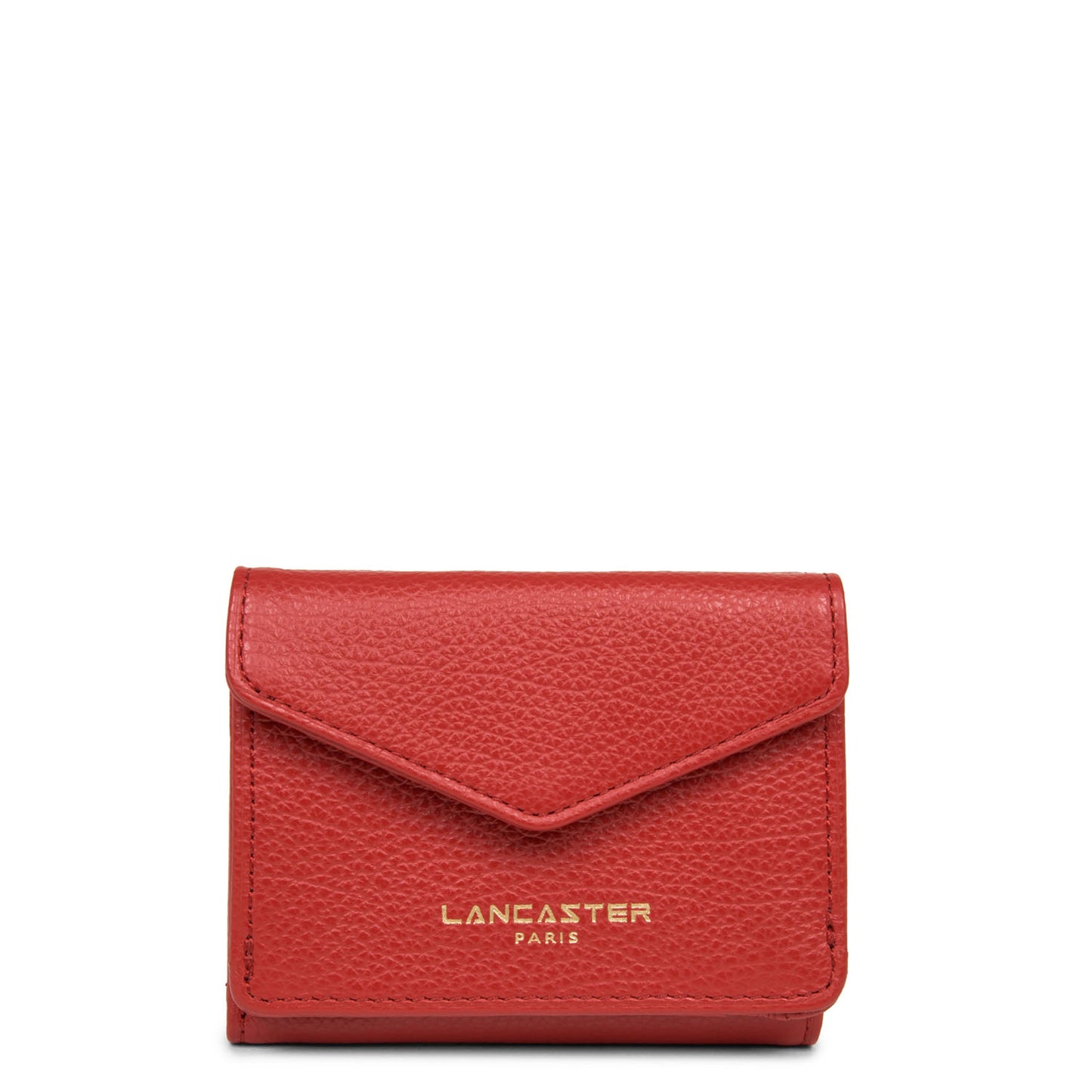 LANCASTER DUNE BACK TO BACK MINI WALLET ROUGE