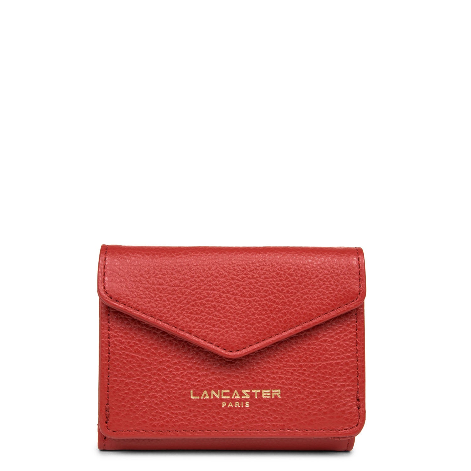 LANCASTER DUNE BACK TO BACK MINI WALLET ROUGE