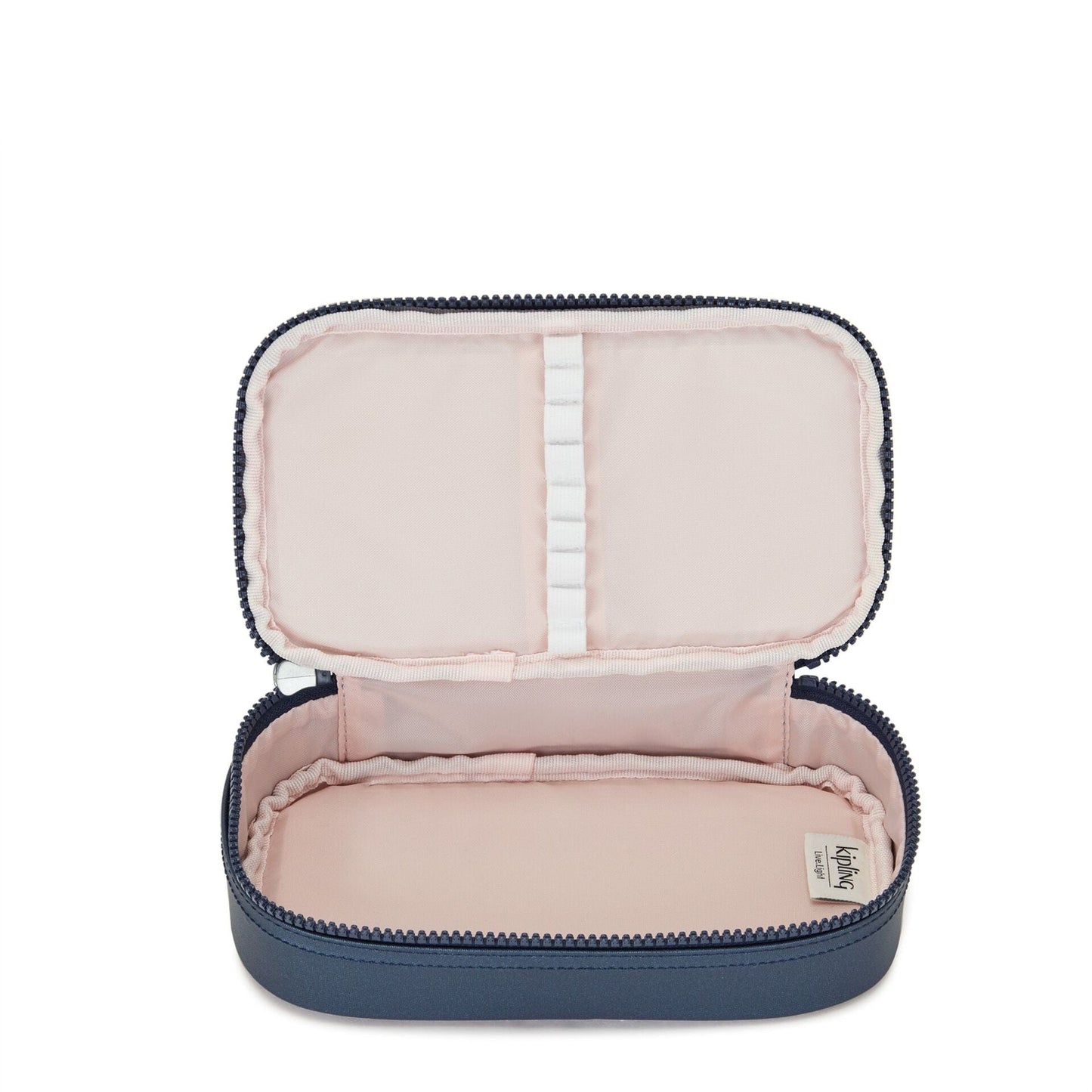 Kipling-50 Pens-Medium Pencase Holds Up To 50 Pens-Admiral Bl Metallic-I3156-7Sp