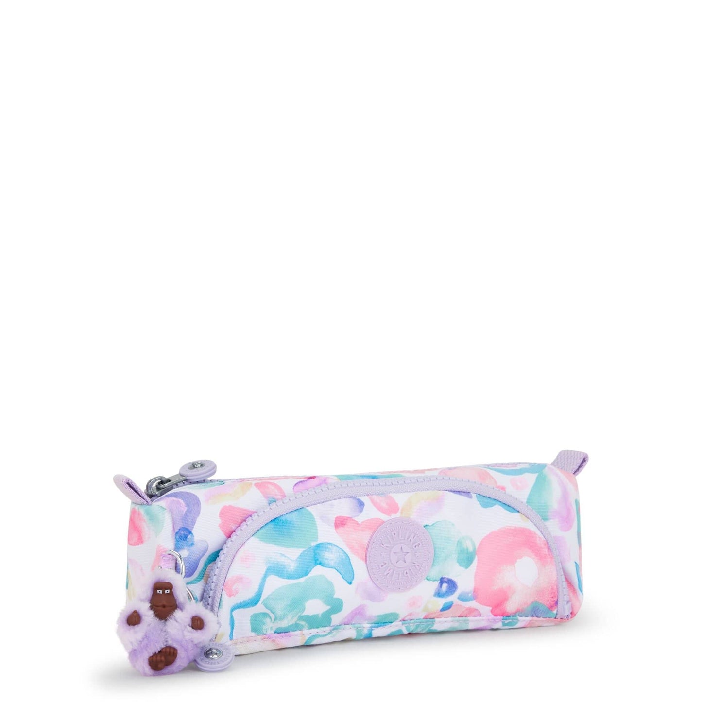Kipling-Cute-Pen Case-Aqua Flowers-I3330-2Fw