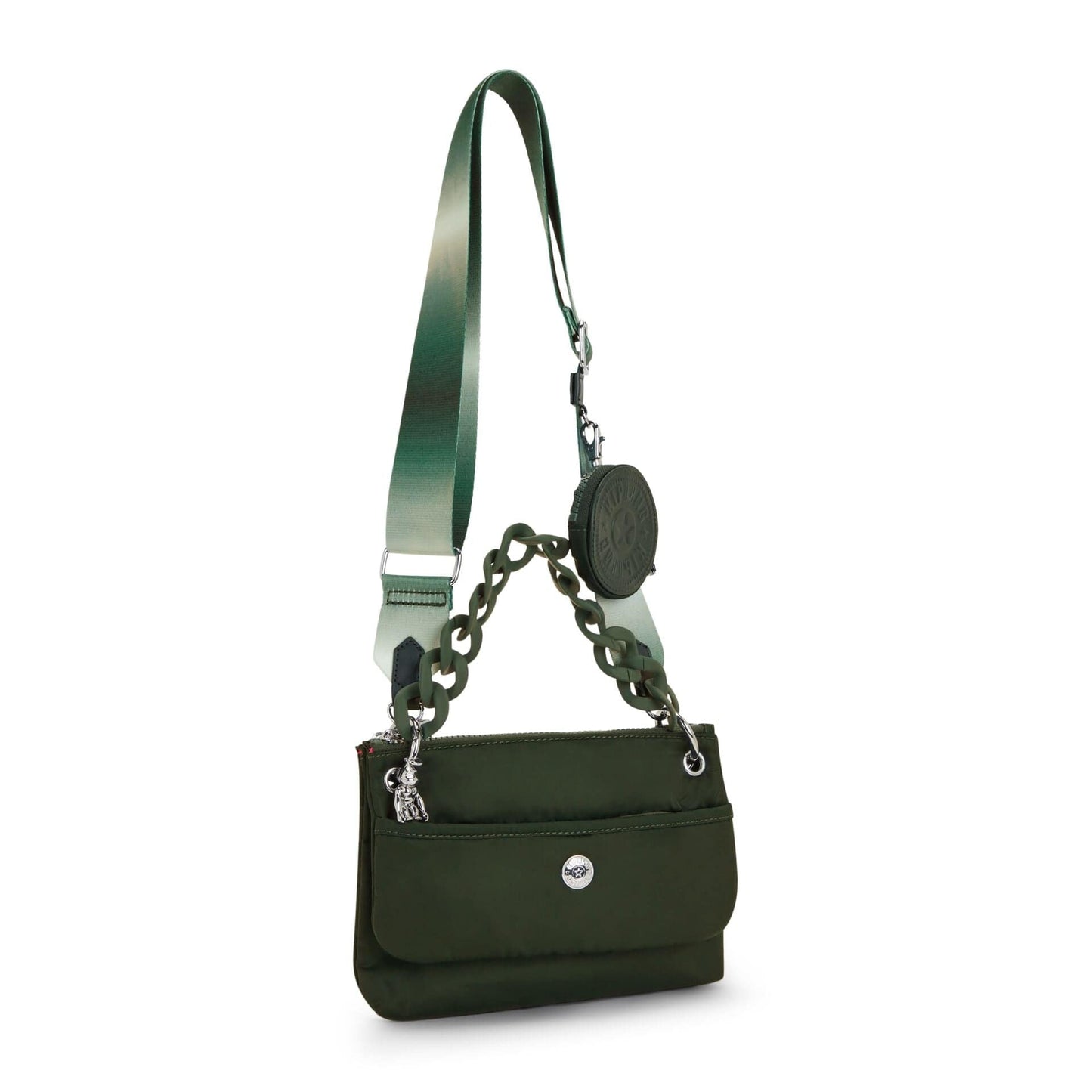 KIPLING-Kimmie-Small crossbody (with removable pouch)-VT Dark Emerald-I3562-G91