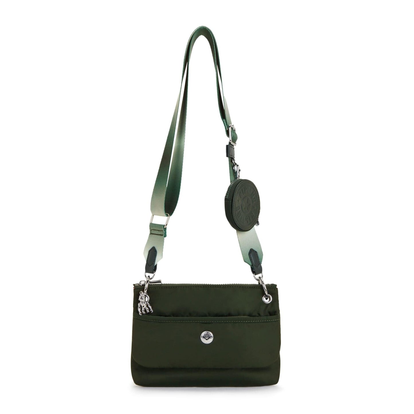 KIPLING-Kimmie-Small crossbody (with removable pouch)-VT Dark Emerald-I3562-G91