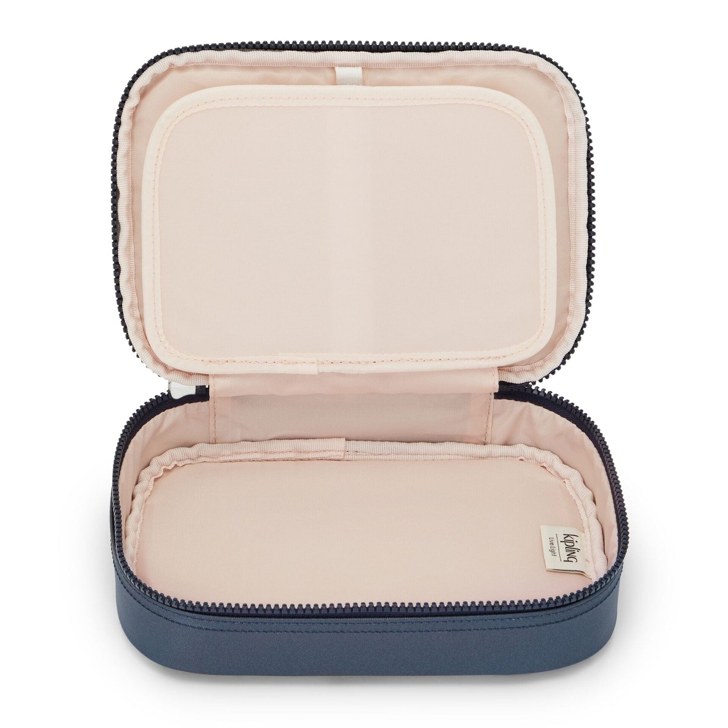 Kipling-100 Pens-Large Pencase Holds Up To 100 Pens-Admiral Bl Metallic-I3624-7Sp