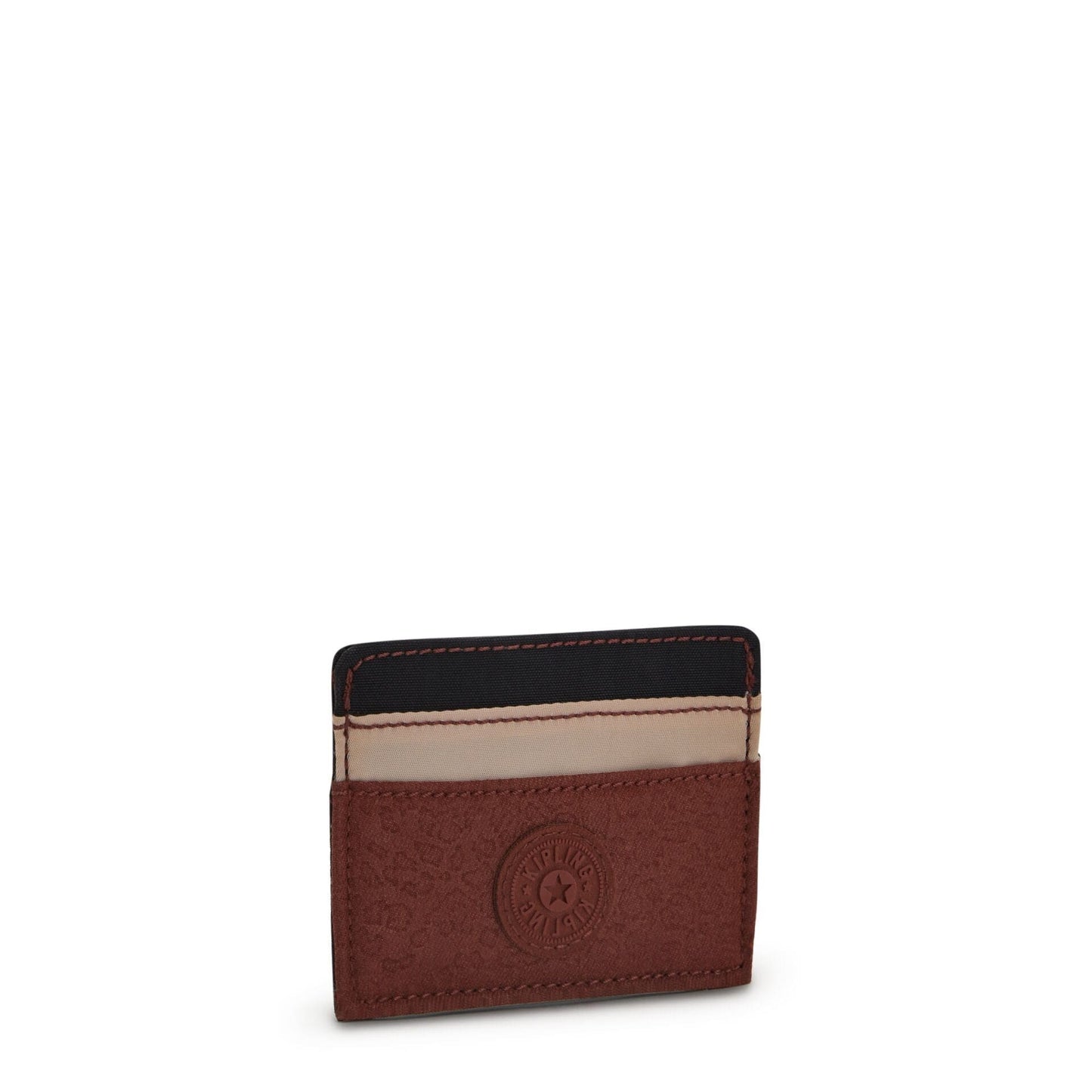 Kipling-Cardy-Card Holder-Brown Rose Bl-I3977-Y53