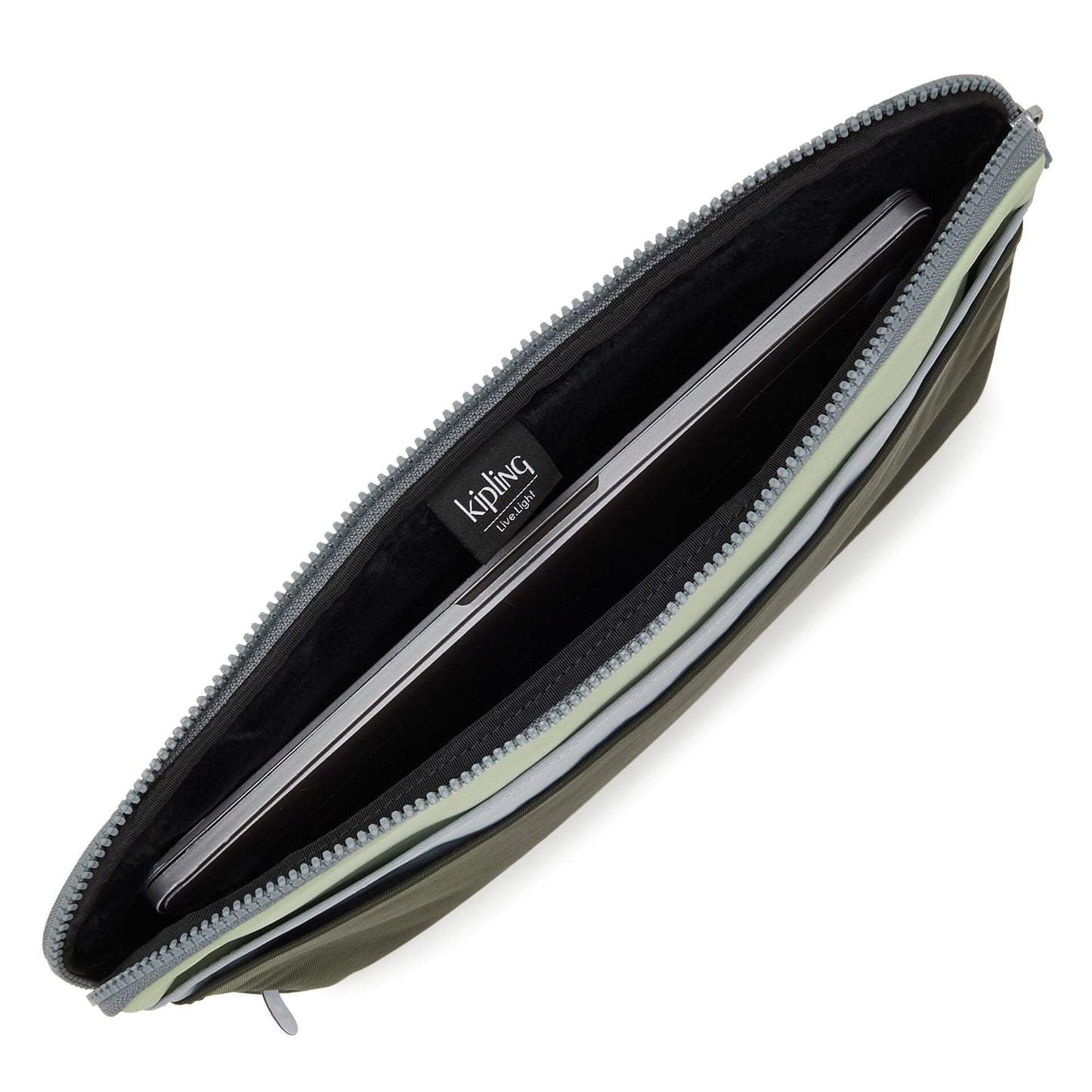Kipling-Laptop Sleeve 15-Laptop Sleeve (Fits Up To 15")-Grey Green Bl-I4049-U82