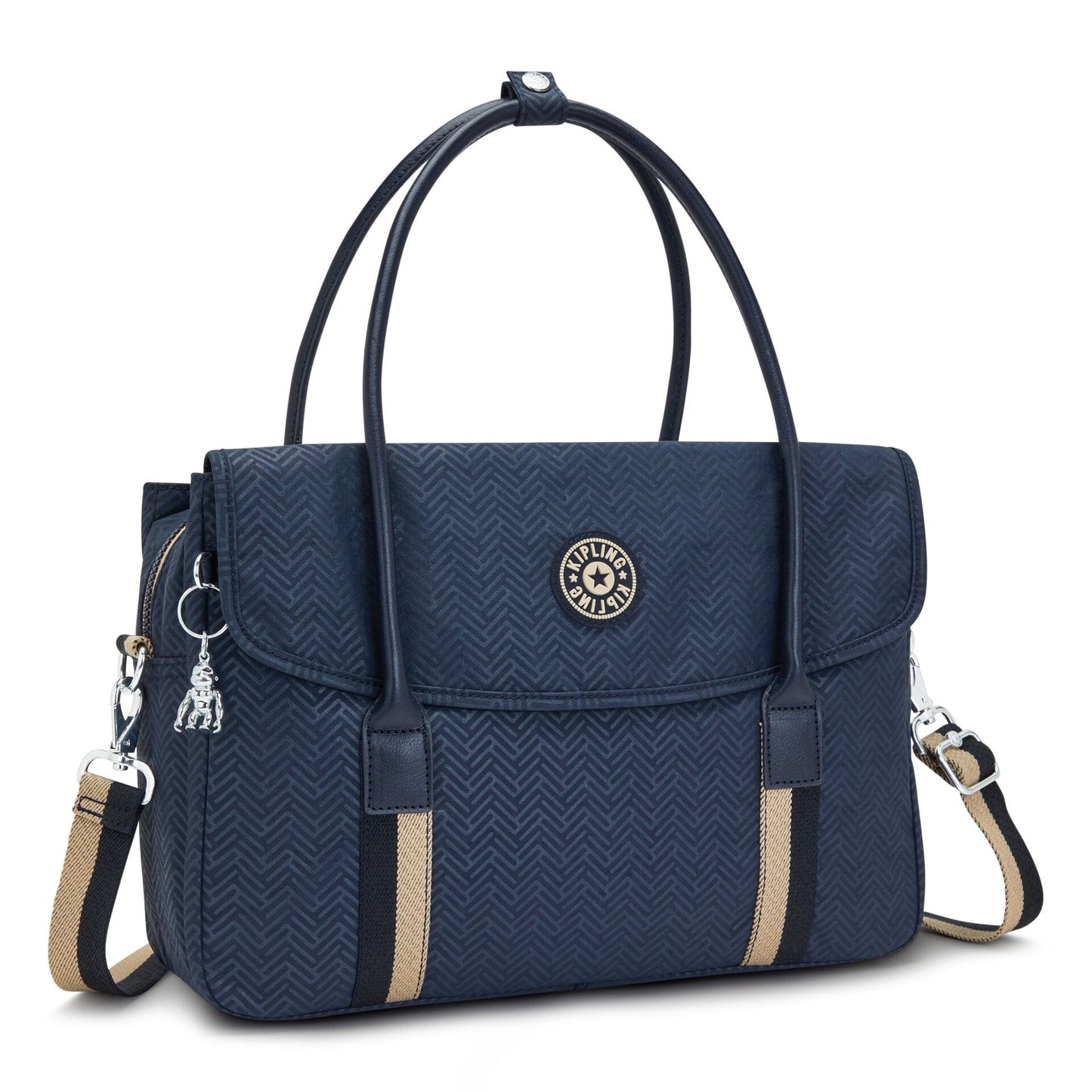 KIPLING-Superworker S-Small Working Bag (With Removable Shoulderstrap)-Endless Bl Emb-I4555-Y36