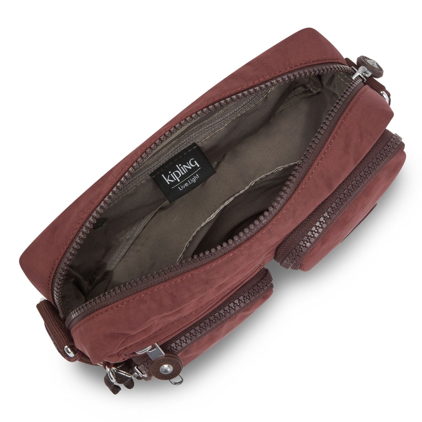 Kipling-Albena-Small Crossbody-Mahogany-I4852-V50