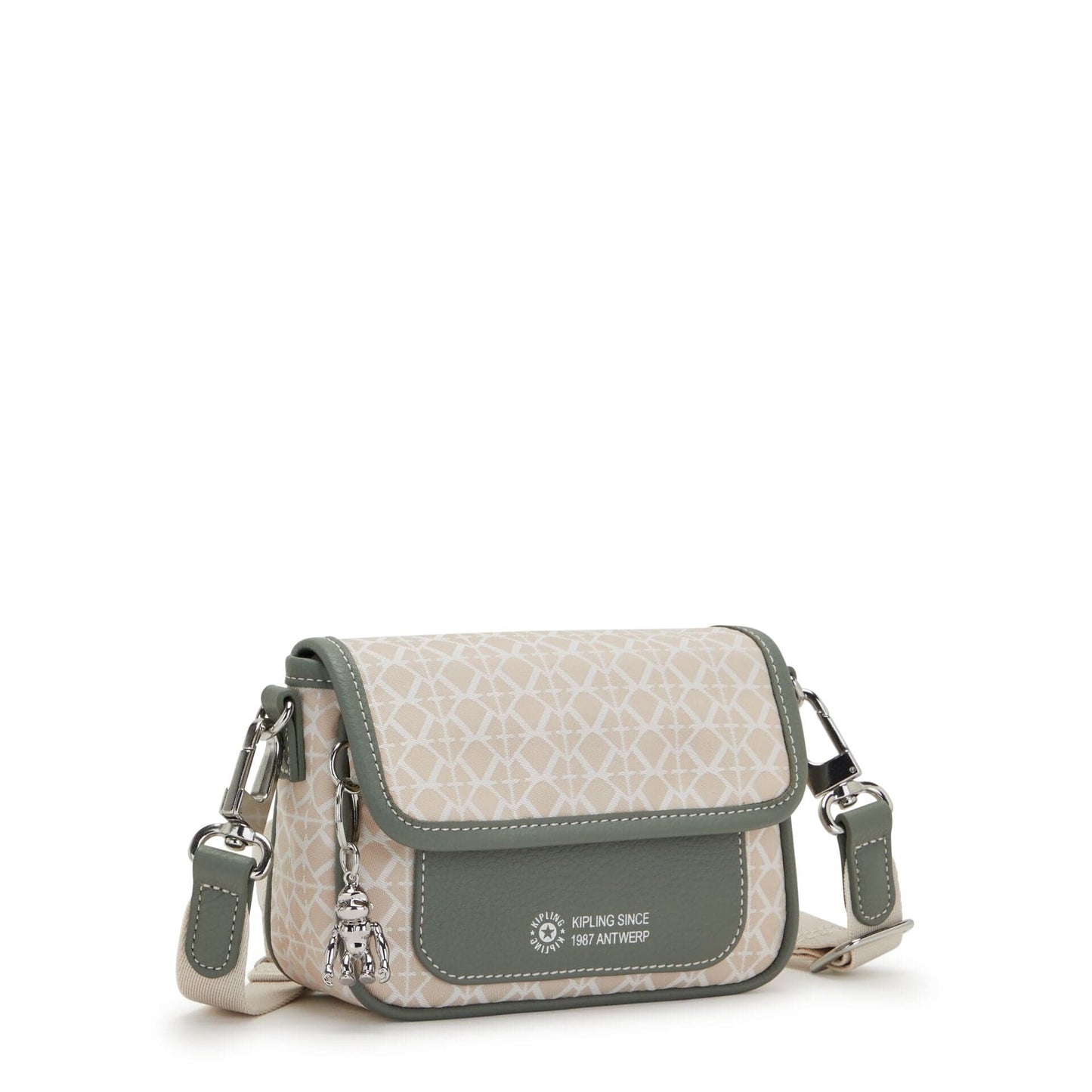 Kipling-Inaki S-Small Crossbody (With Removable Shoulderstrap)-Signature Bge C-I4892-S4B