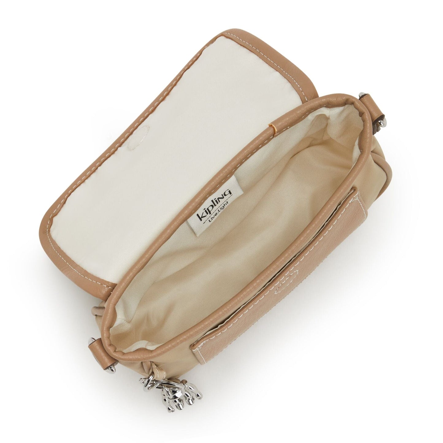 Kipling-Inaki S-Small Crossbody (With Removable Shoulderstrap)-Natural Bge Mu-I4892-Ub2